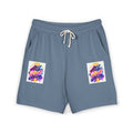 Fleece Sweat Shorts — "All The Time" Colorful Script Lounge Shorts