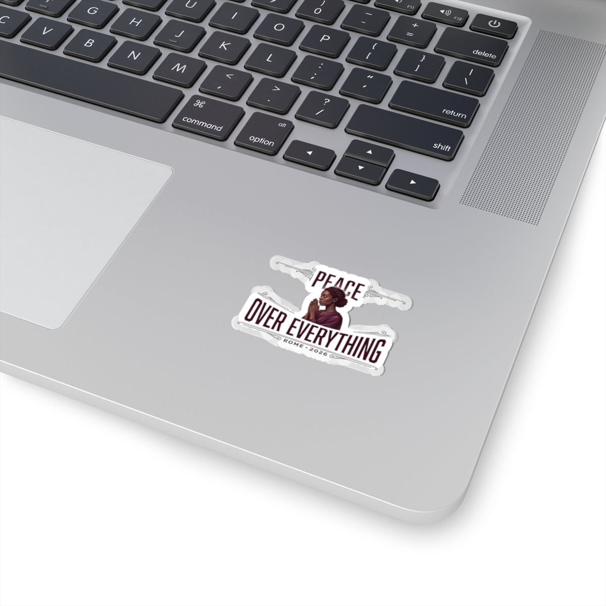 Peace Over Everything Kiss-Cut Stickers | Team Leo, Vatican-inspired Symbolism