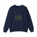 Be Still Scripture Crewneck Sweatshirt | Christian Streetwear, Vintage Wash
