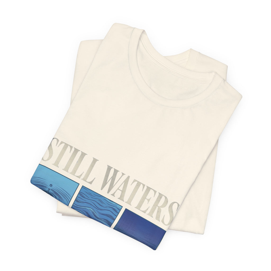 Still Waters Tee | Christian Streetwear, Groovy Serif Typography