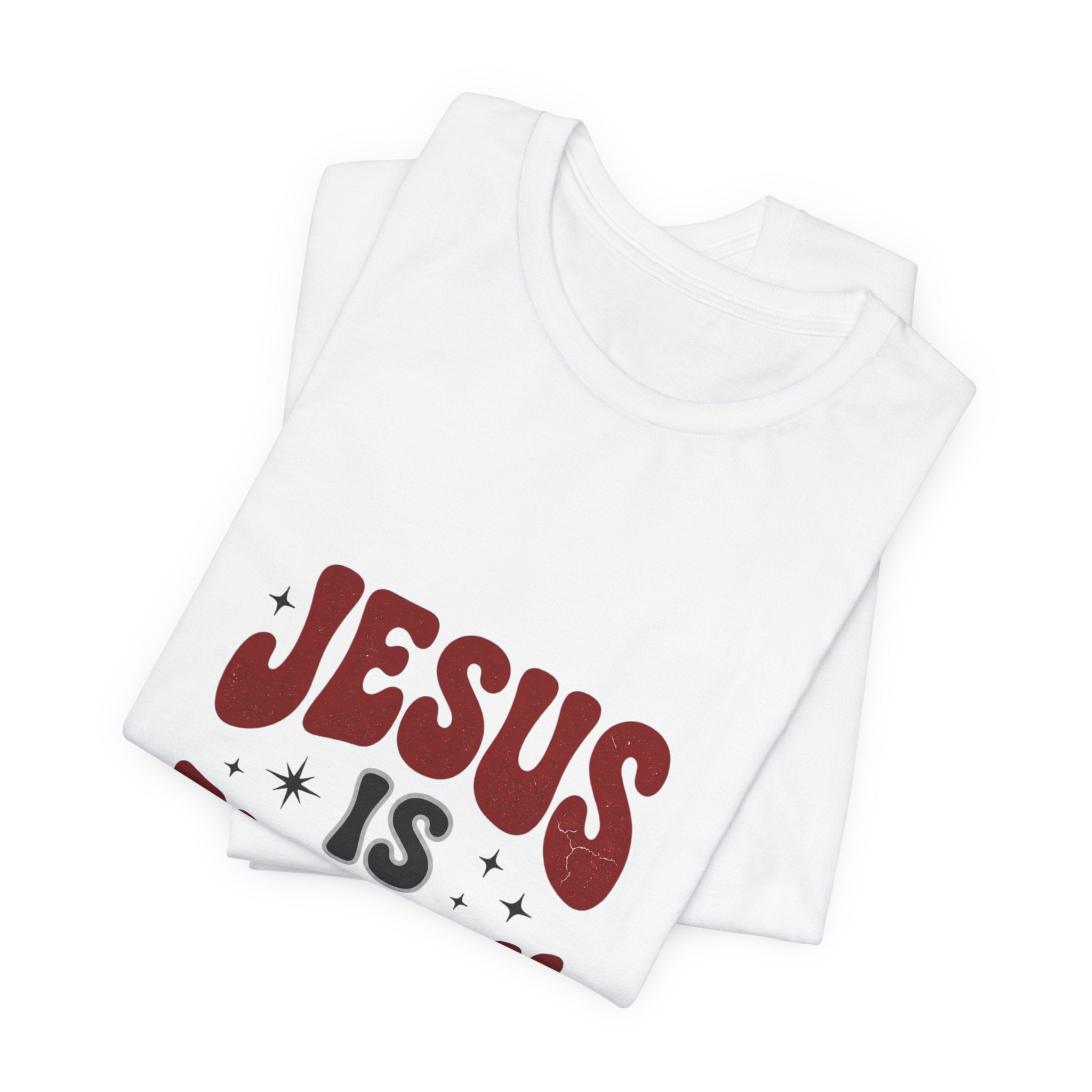 Jesus Is Enough Tee | Christian Streetwear, Groovy Typography