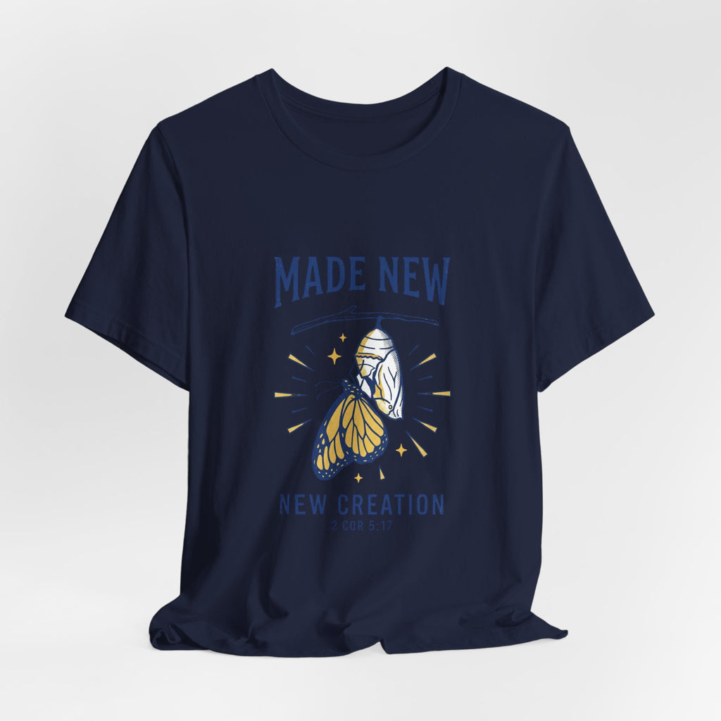 Made New Butterfly Tee | Christian Streetwear, Vintage-Wash Inspiration