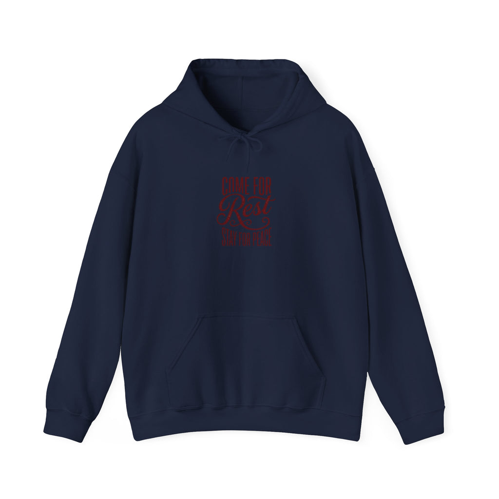 Come For Rest Stay For Peace Hoodie | Pope-Style Quiet Power, Spiritual Authority