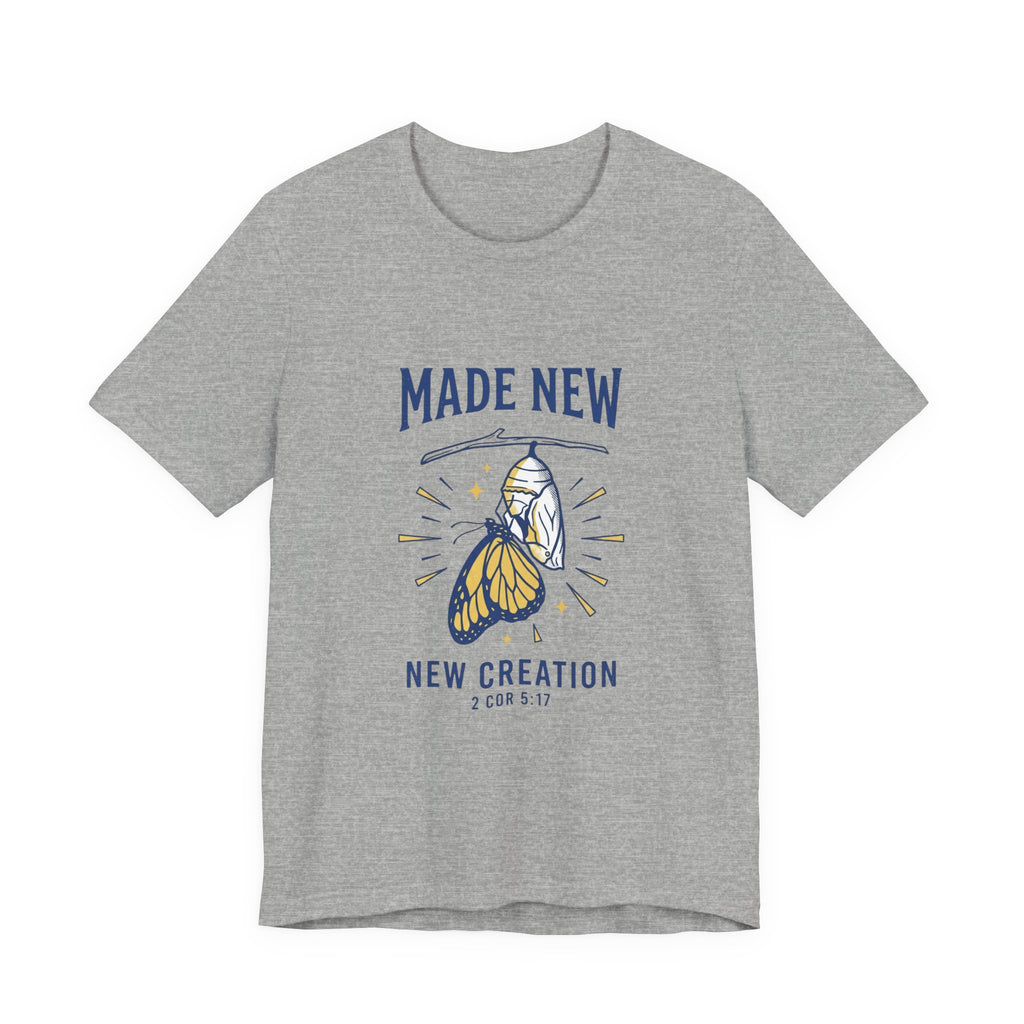 Made New Butterfly Tee | Christian Streetwear, Vintage-Wash Inspiration