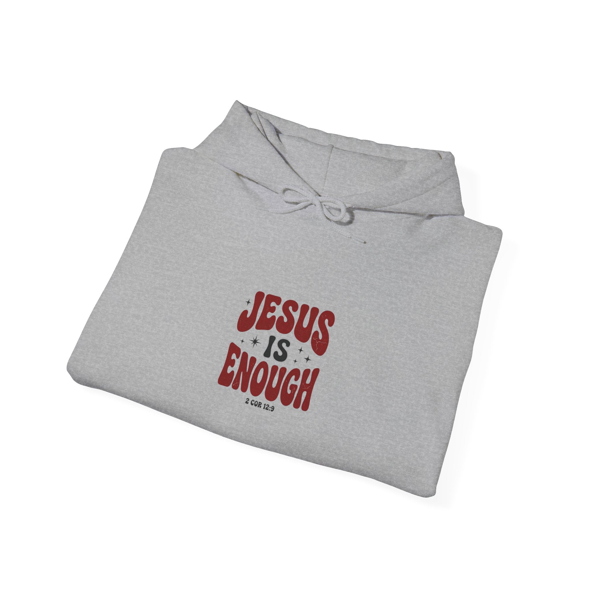Jesus Is Enough hoodie | Christian Streetwear, groovy typography