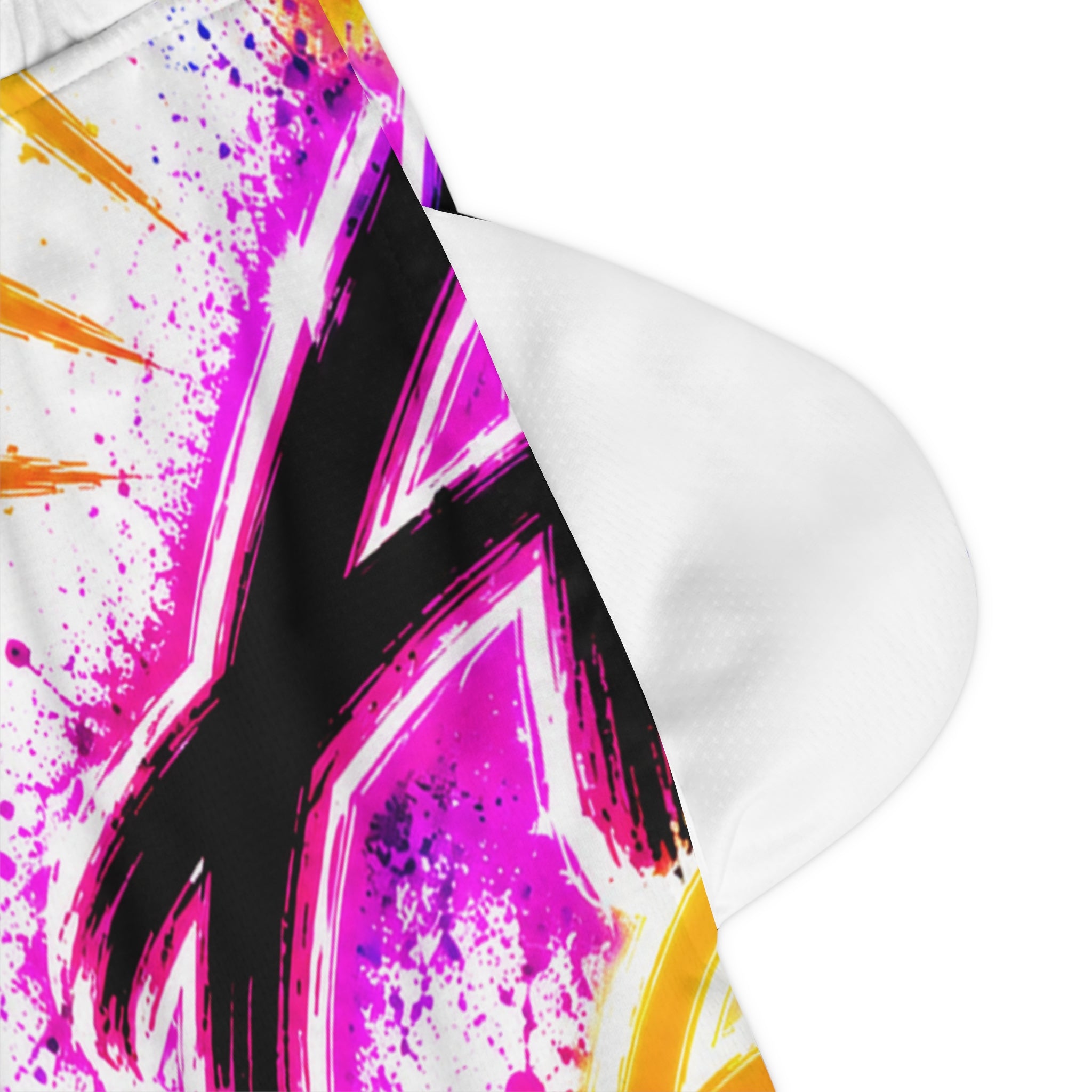 Graffiti Basketball Shorts – Colorful All-Over-Print Athletic Shorts