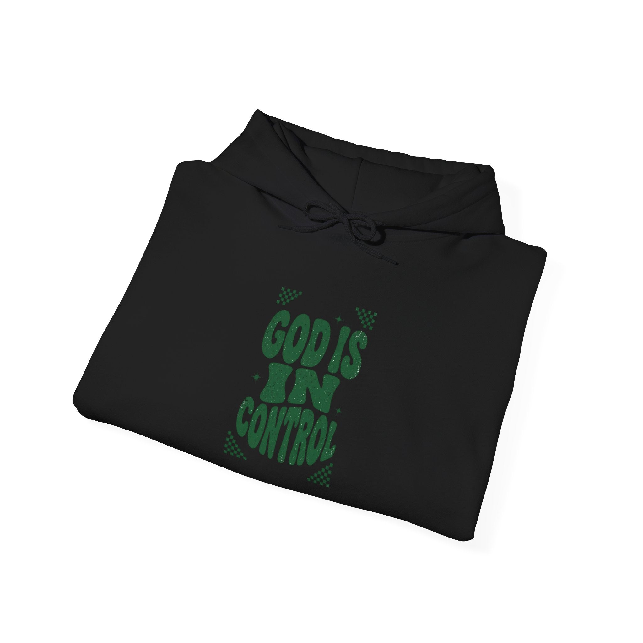 God Is In Control Hoodie | Christian Streetwear, Groovy Typography