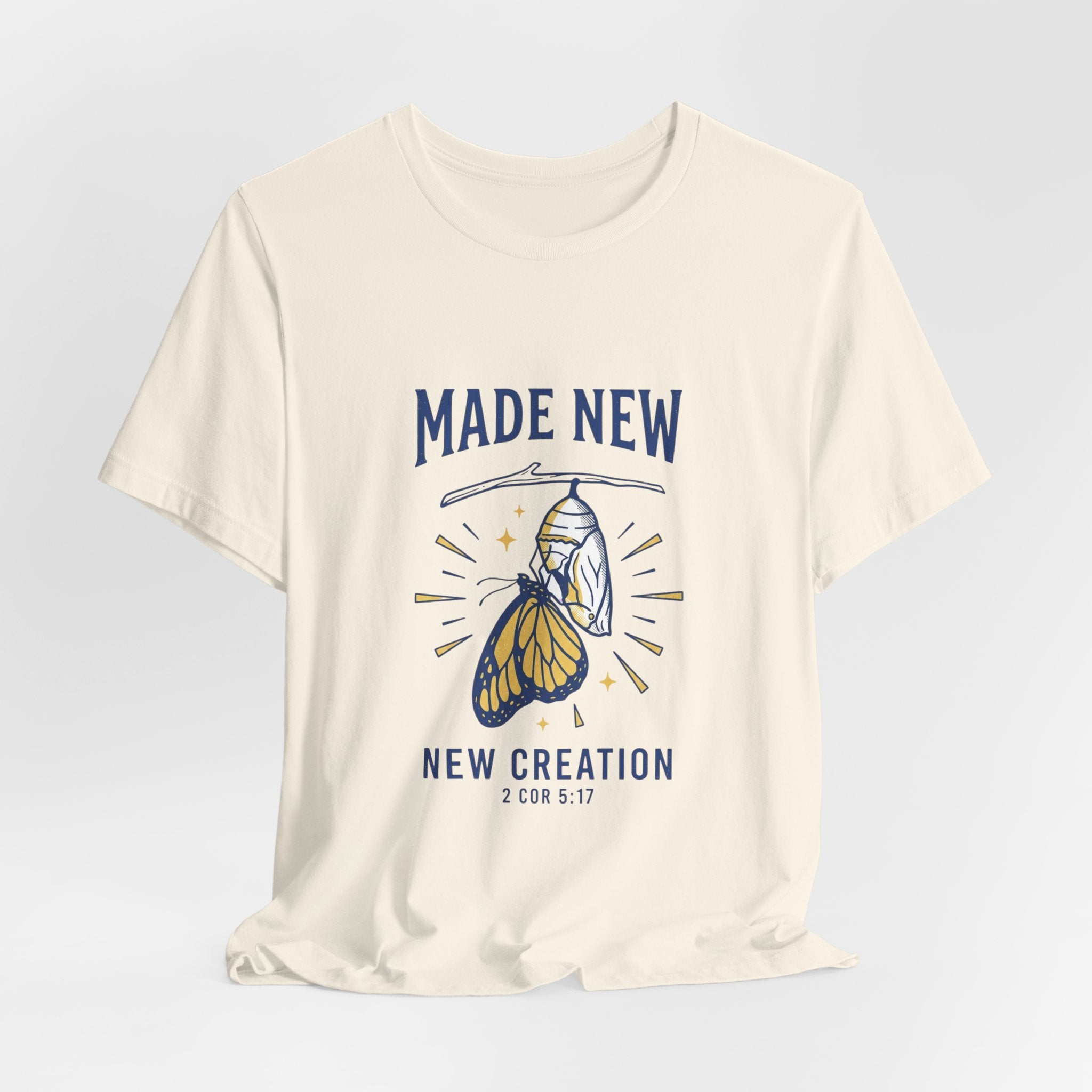 Made New Butterfly Tee | Christian Streetwear, Vintage-Wash Inspiration