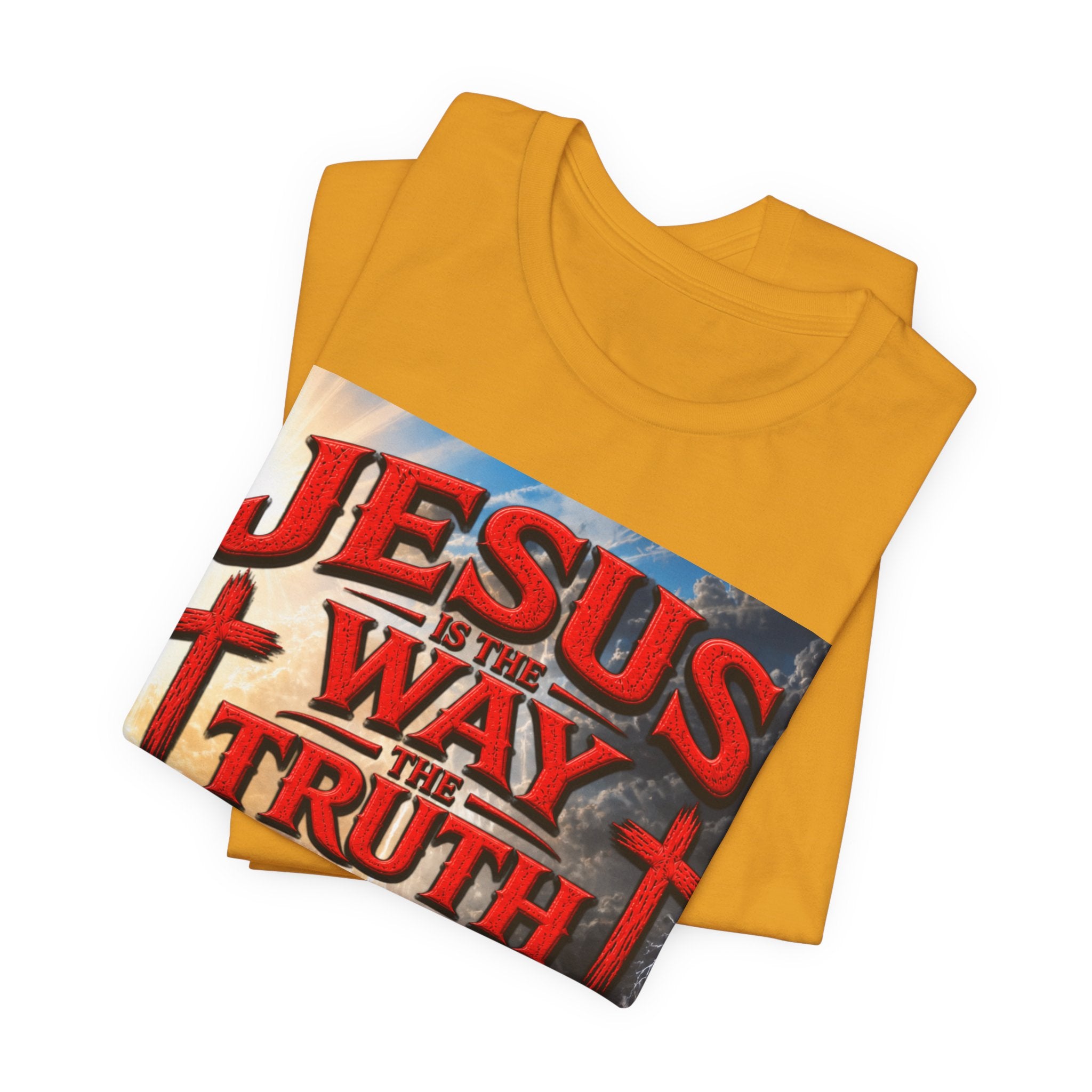 Jesus Is The Way Faith T‑Shirt – 'Jesus Is The Way, The Truth and The Life' Christian Tee