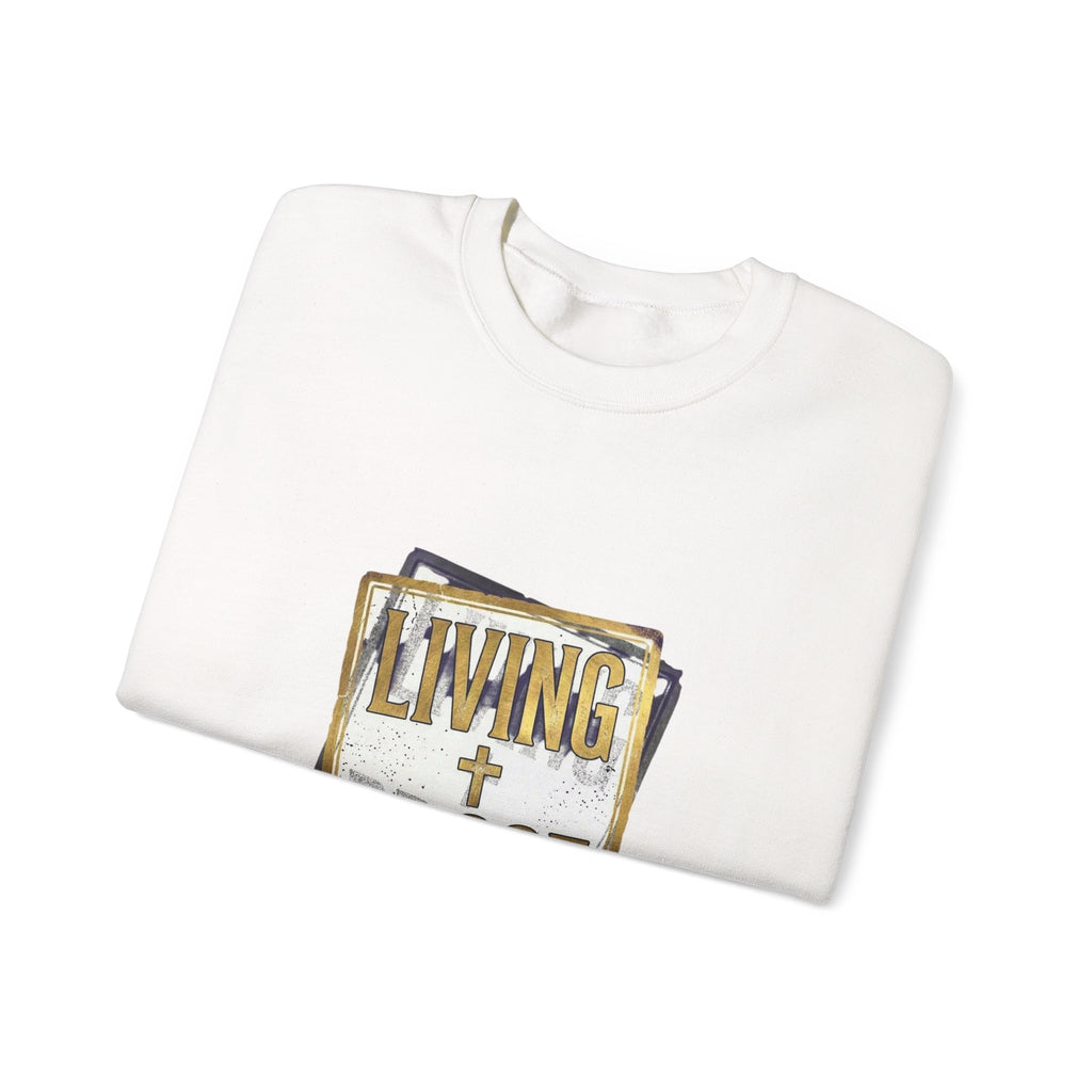 Living Proof Crest Sweatshirt | Christian Streetwear, Vintage Wash
