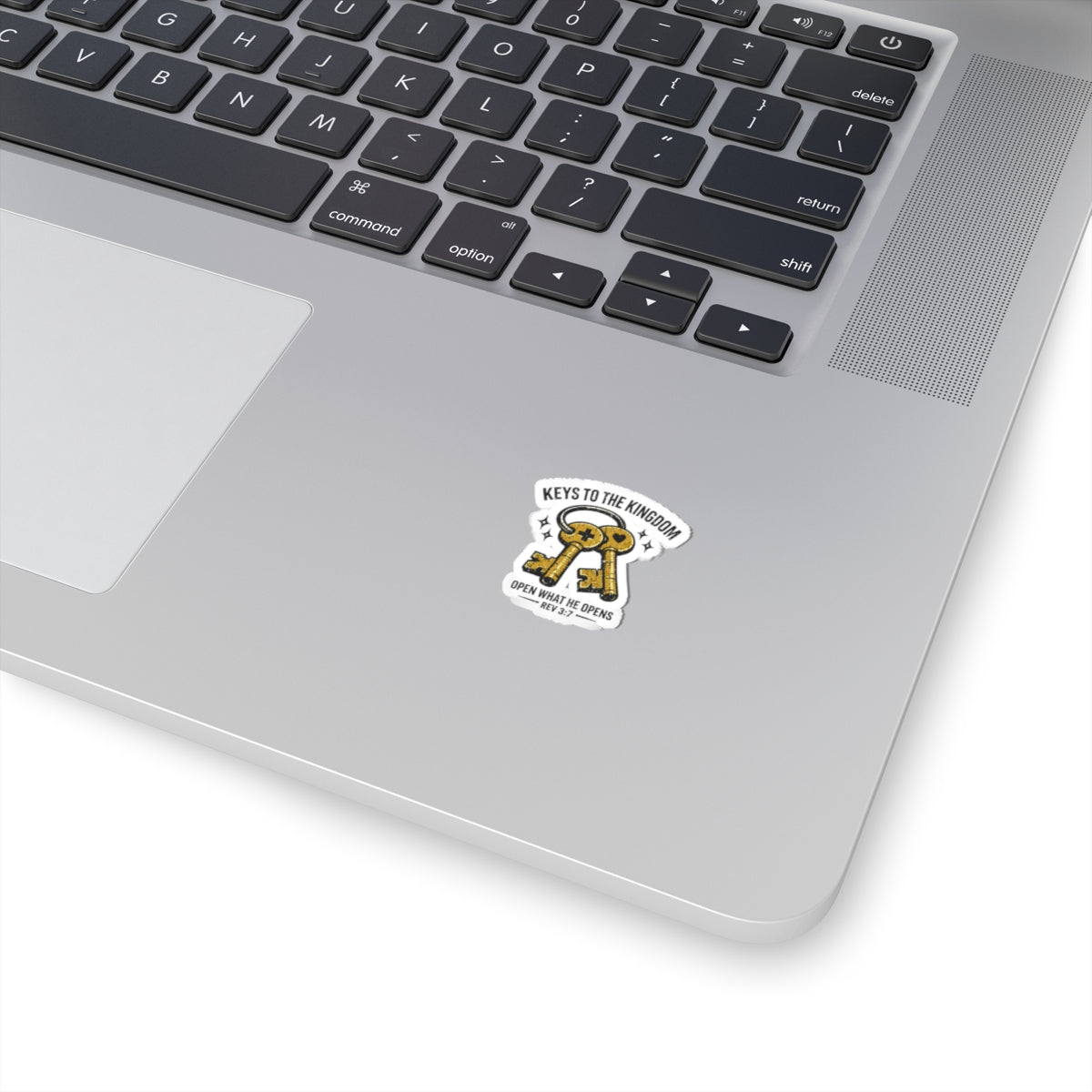 Keys to the Kingdom Sticker | Christian Streetwear, Vintage Groovy Typography