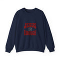 Jesus Is Enough Crewneck Sweatshirt | Christian Streetwear, Groovy Typography