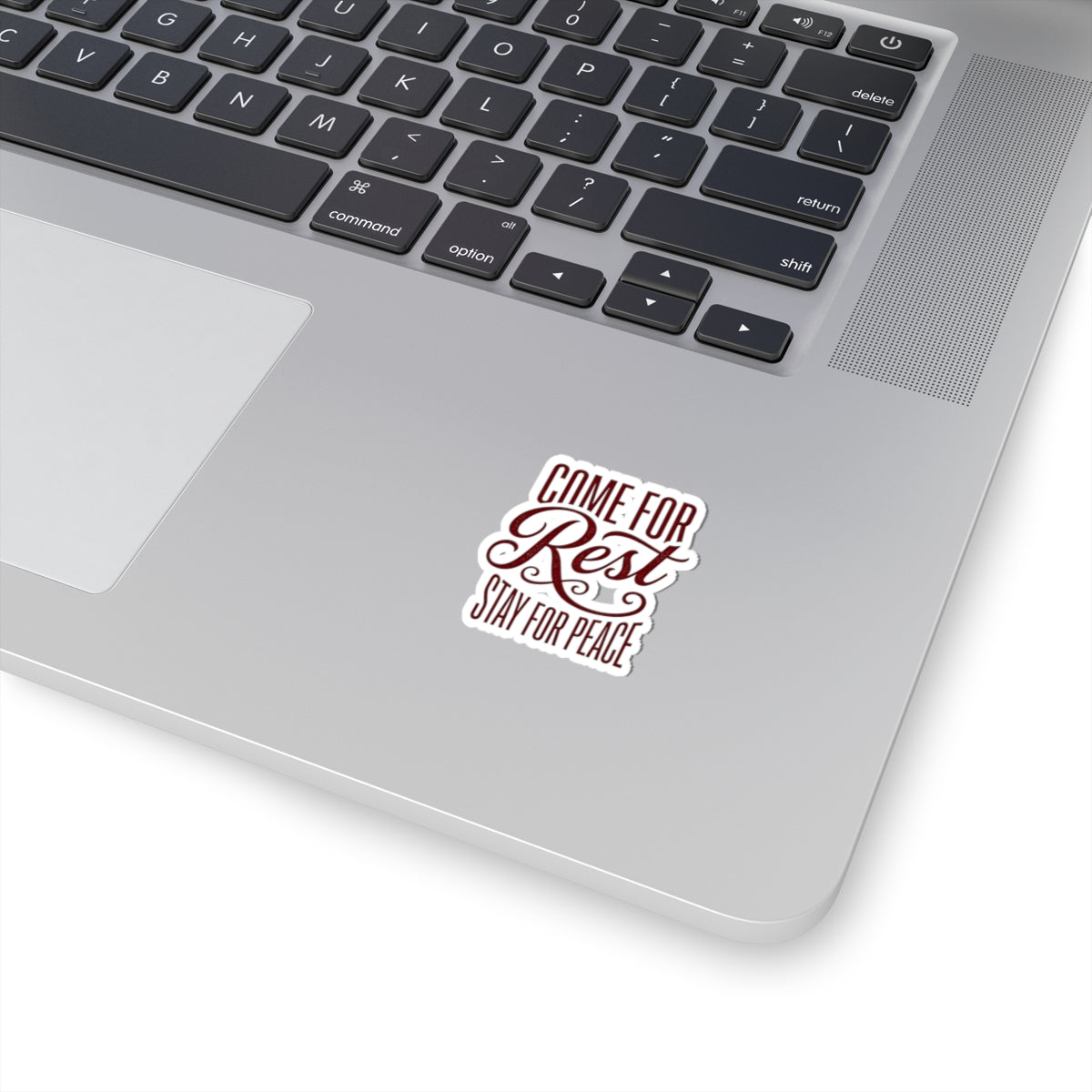 Come for Rest Stay for Peace Sticker | Pope Statement Graphics, Team Leo Vibe