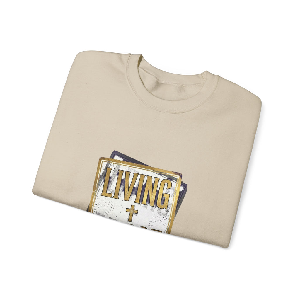 Living Proof Crest Sweatshirt | Christian Streetwear, Vintage Wash