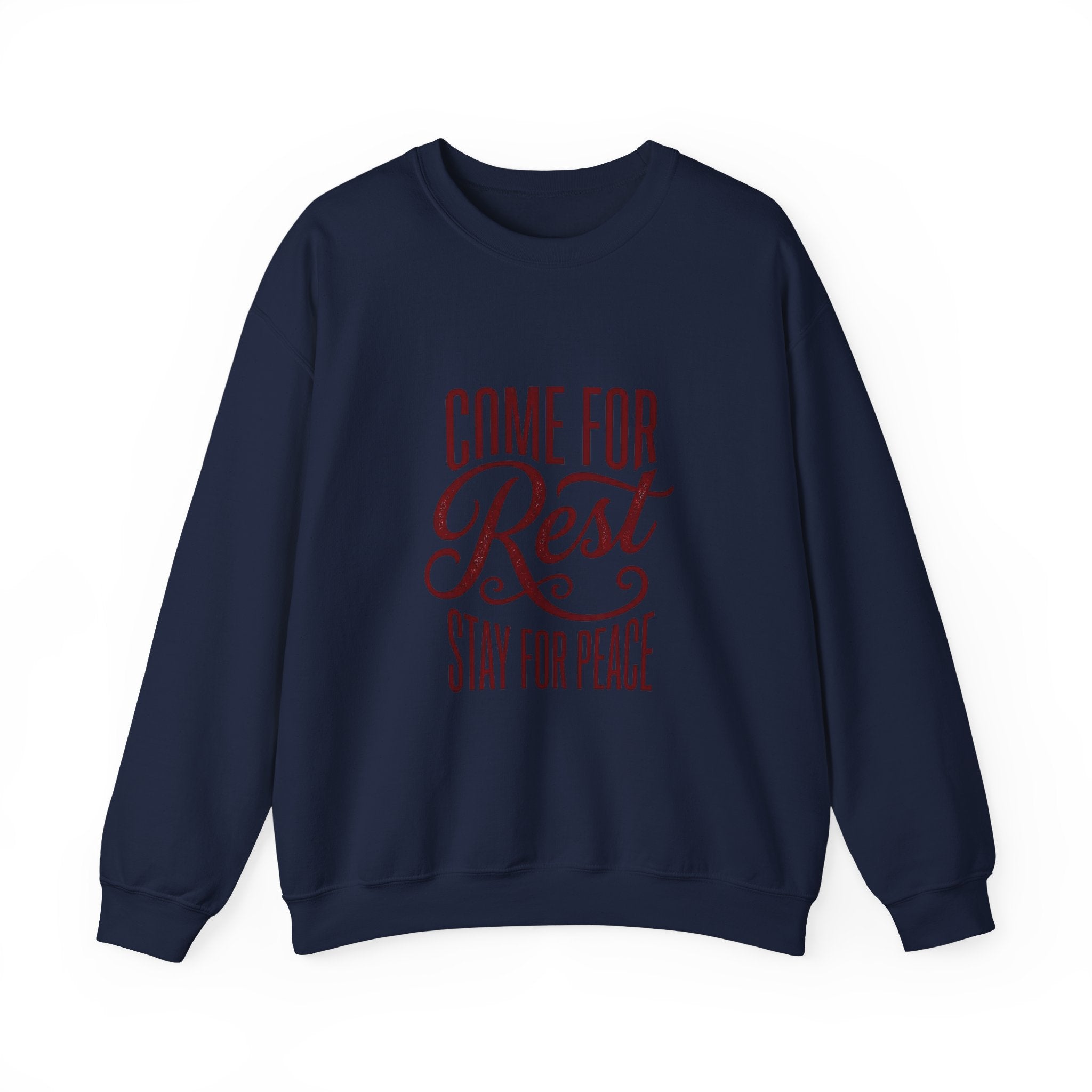 Come For Rest Stay For Peace Sweatshirt | Pope Statement Graphics, Team Leo Aesthetic