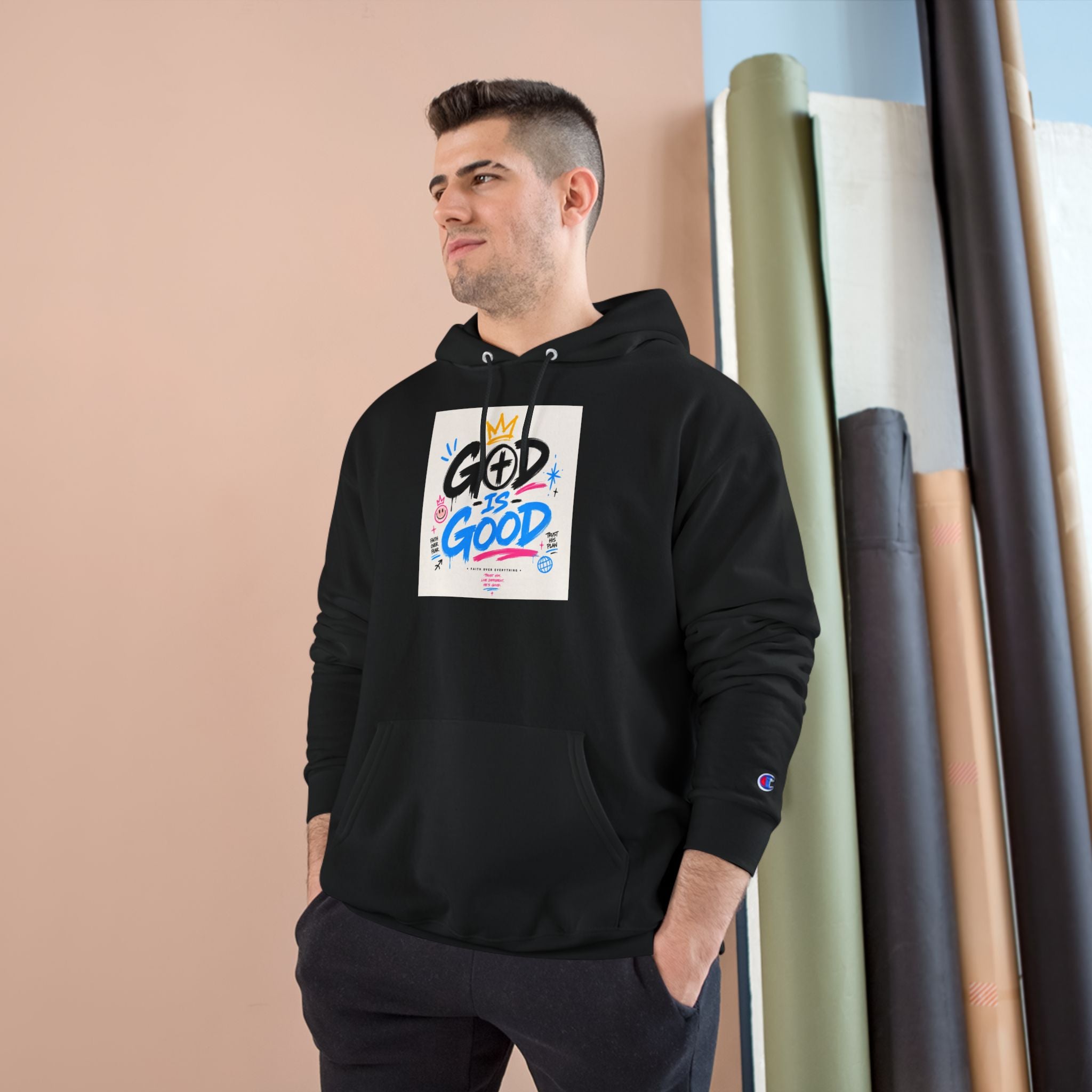 God Is Good Hoodie — Christian Graphic Pullover, Faith Streetwear
