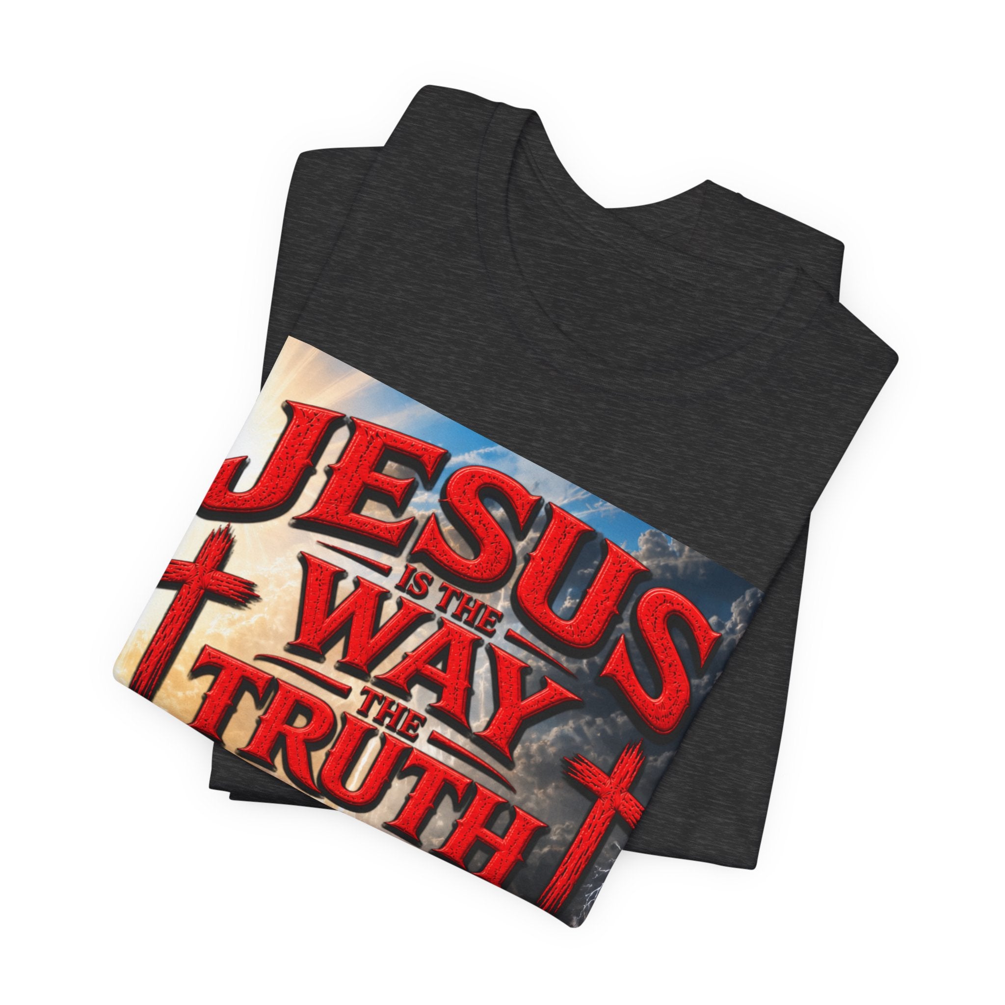 Jesus Is The Way Faith T‑Shirt – 'Jesus Is The Way, The Truth and The Life' Christian Tee