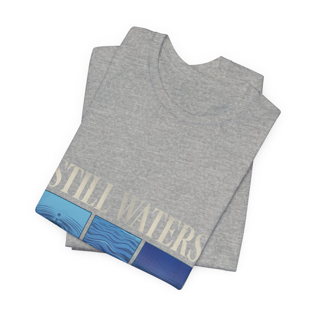 Still Waters Tee | Christian Streetwear, Groovy Serif Typography