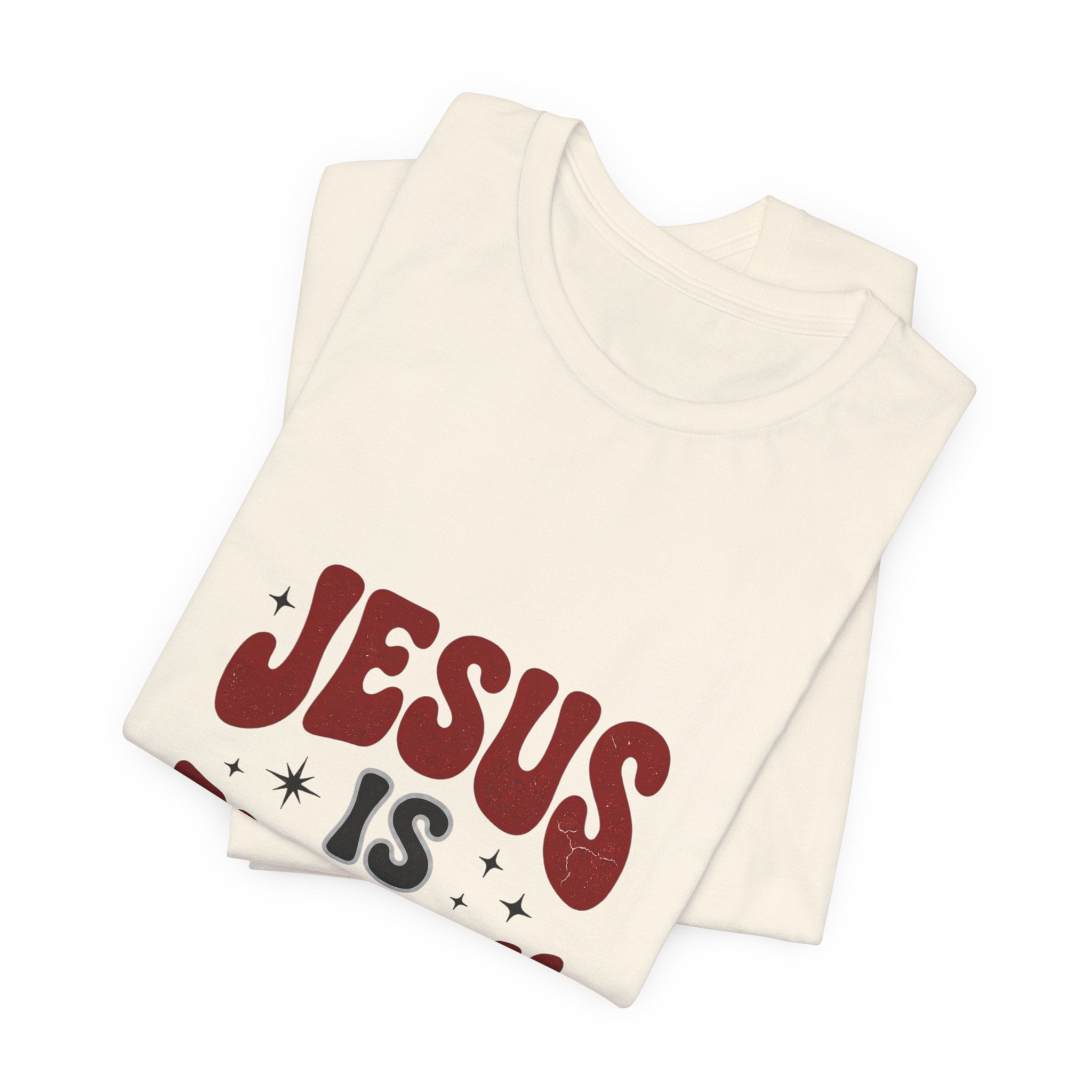 Jesus Is Enough Tee | Christian Streetwear, Groovy Typography