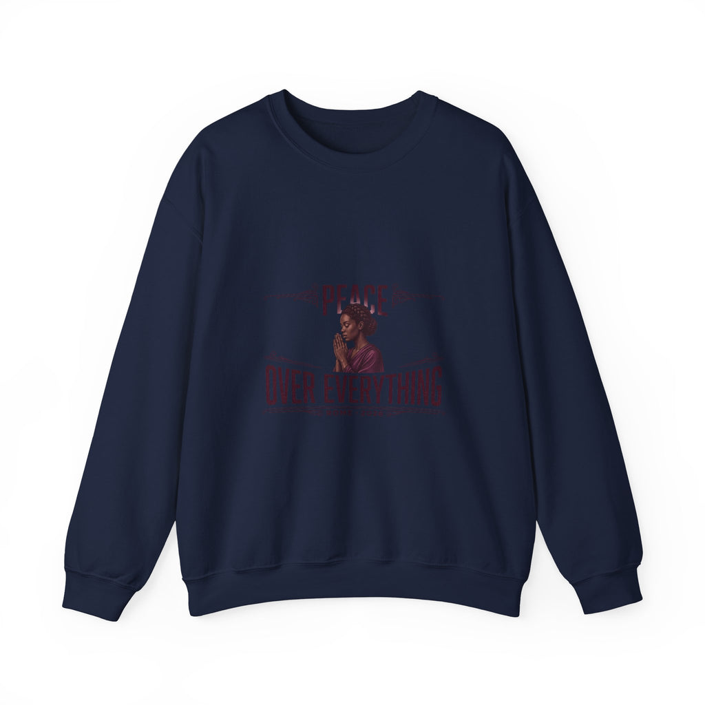 Peace Over Everything Sweatshirt | Pope-Style Symbolism, Quiet Power
