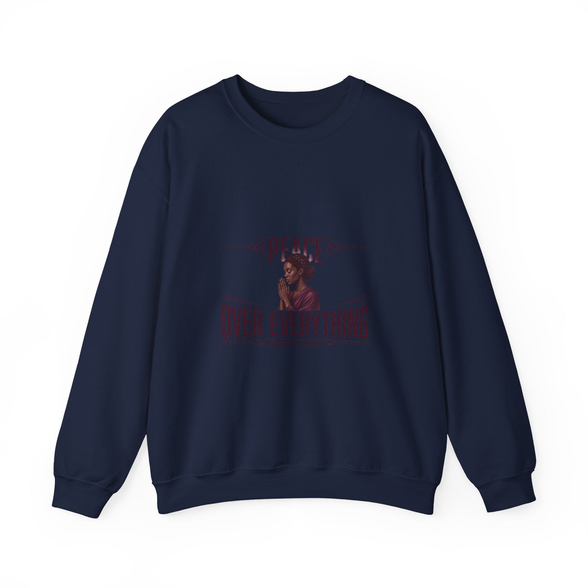 Peace Over Everything Sweatshirt | Pope-Style Symbolism, Quiet Power