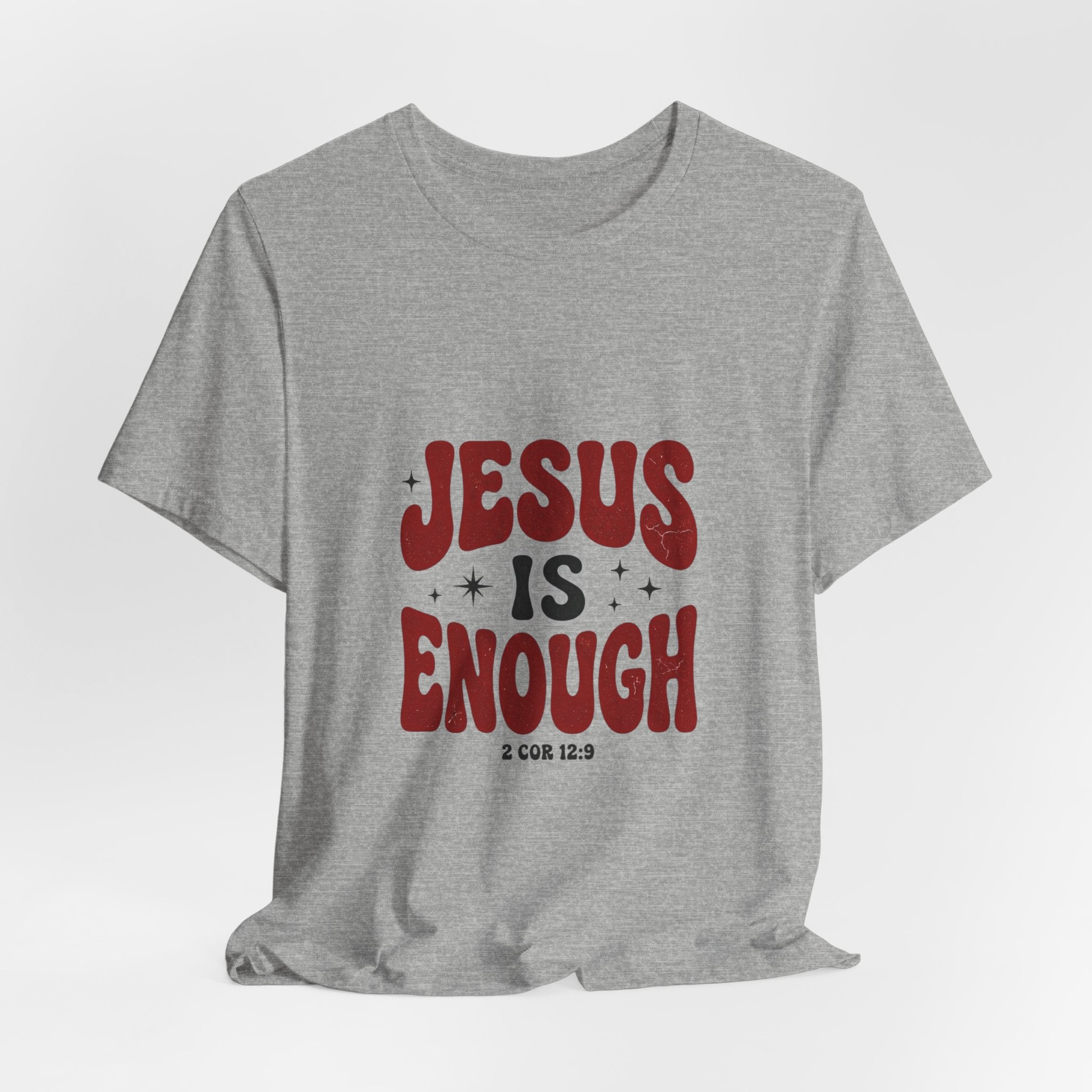 Jesus Is Enough Tee | Christian Streetwear, Groovy Typography