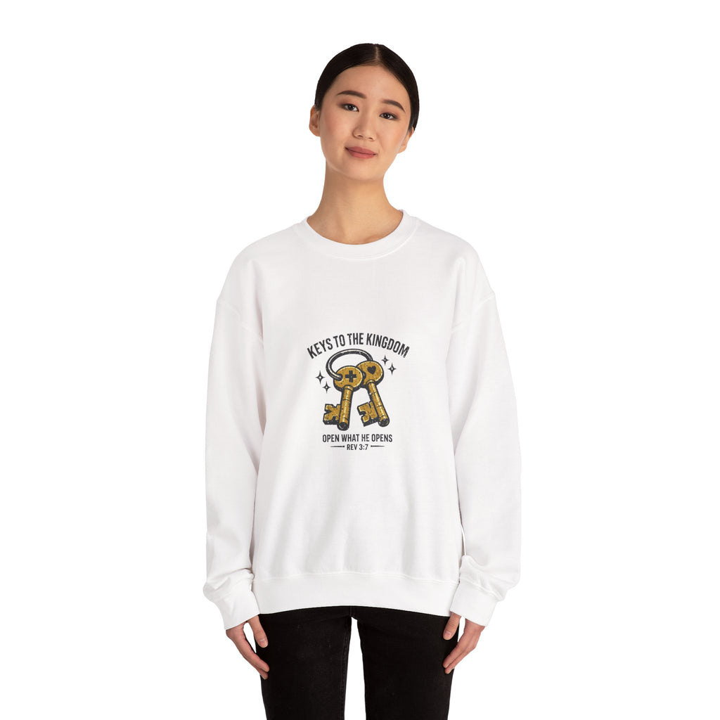Keys to the Kingdom Sweatshirt | Christian Streetwear, Vintage-Wash Arch