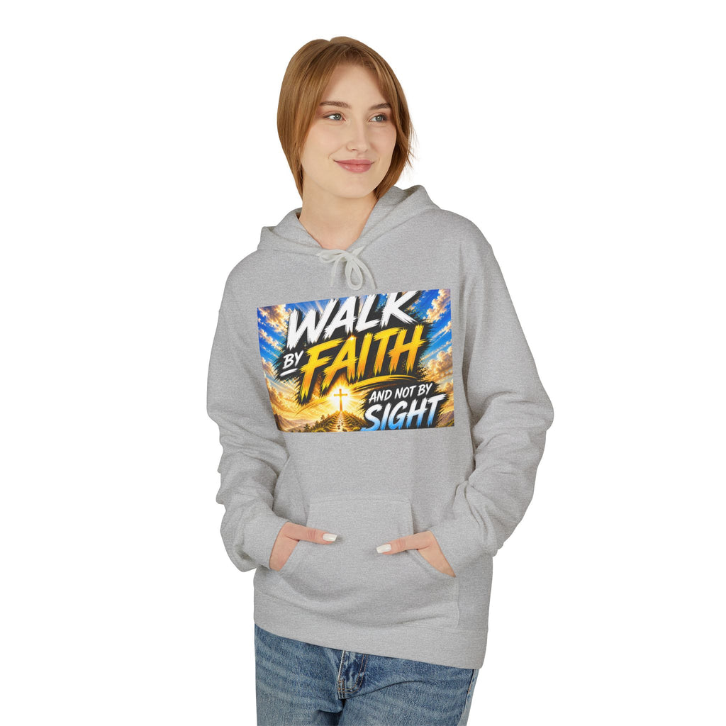 Walk By Faith Hoodie — Inspirational Christian Faith Pullover