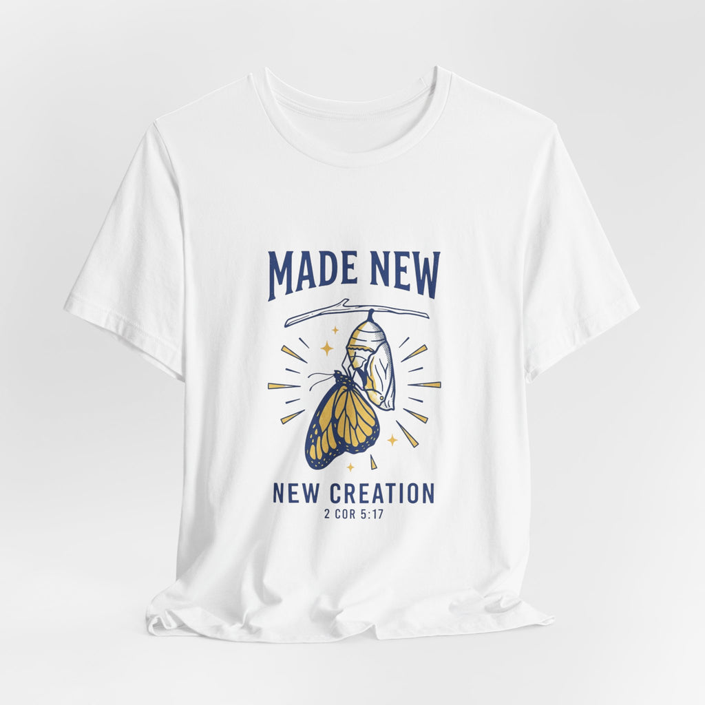 Made New Butterfly Tee | Christian Streetwear, Vintage-Wash Inspiration