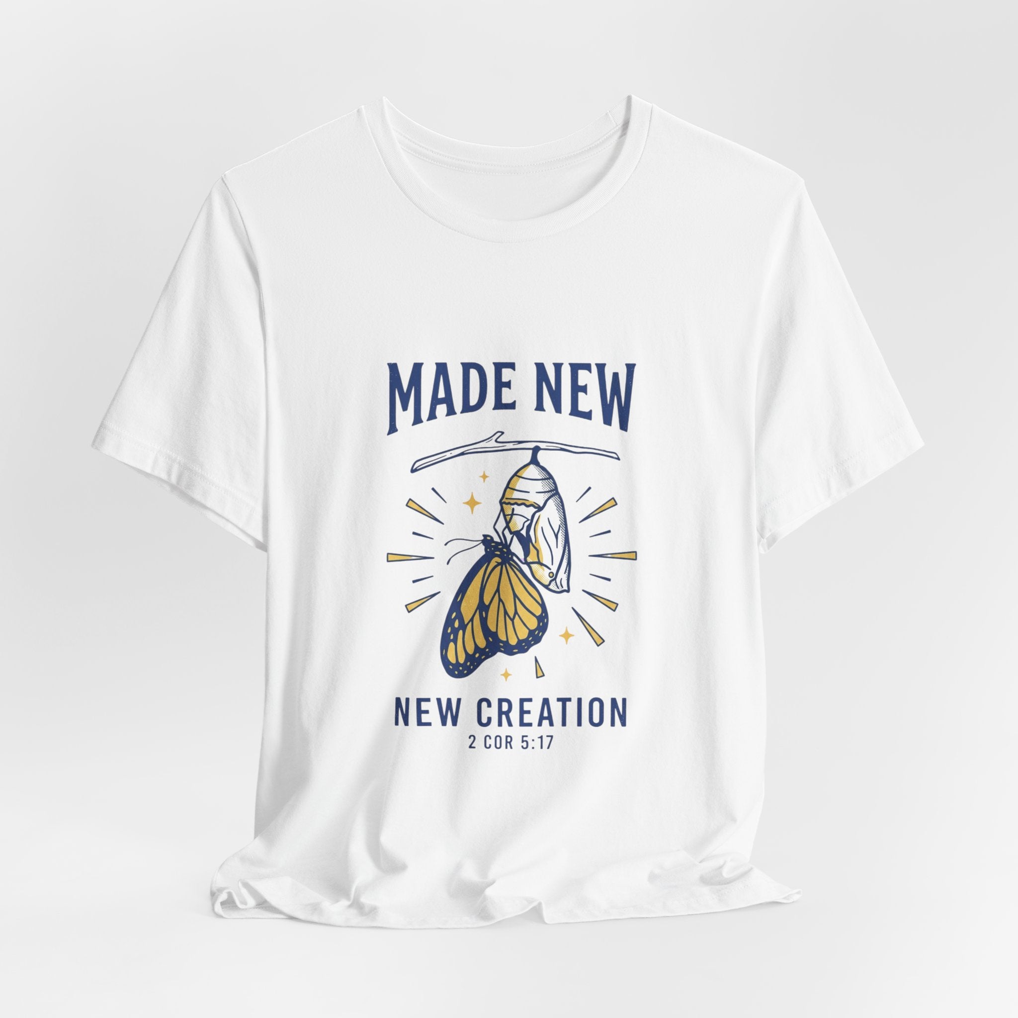 Made New Butterfly Tee | Christian Streetwear, Vintage-Wash Inspiration