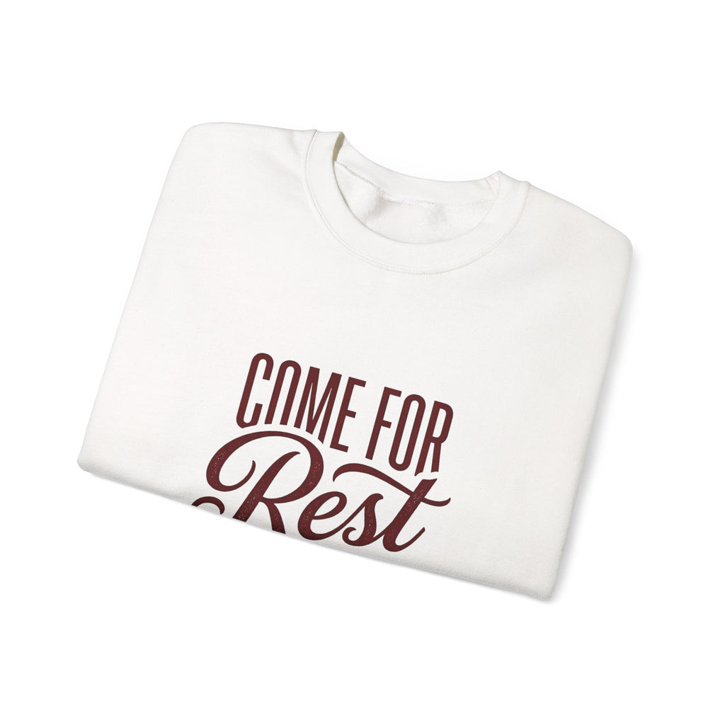 Come For Rest Stay For Peace Sweatshirt | Pope Statement Graphics, Team Leo Aesthetic