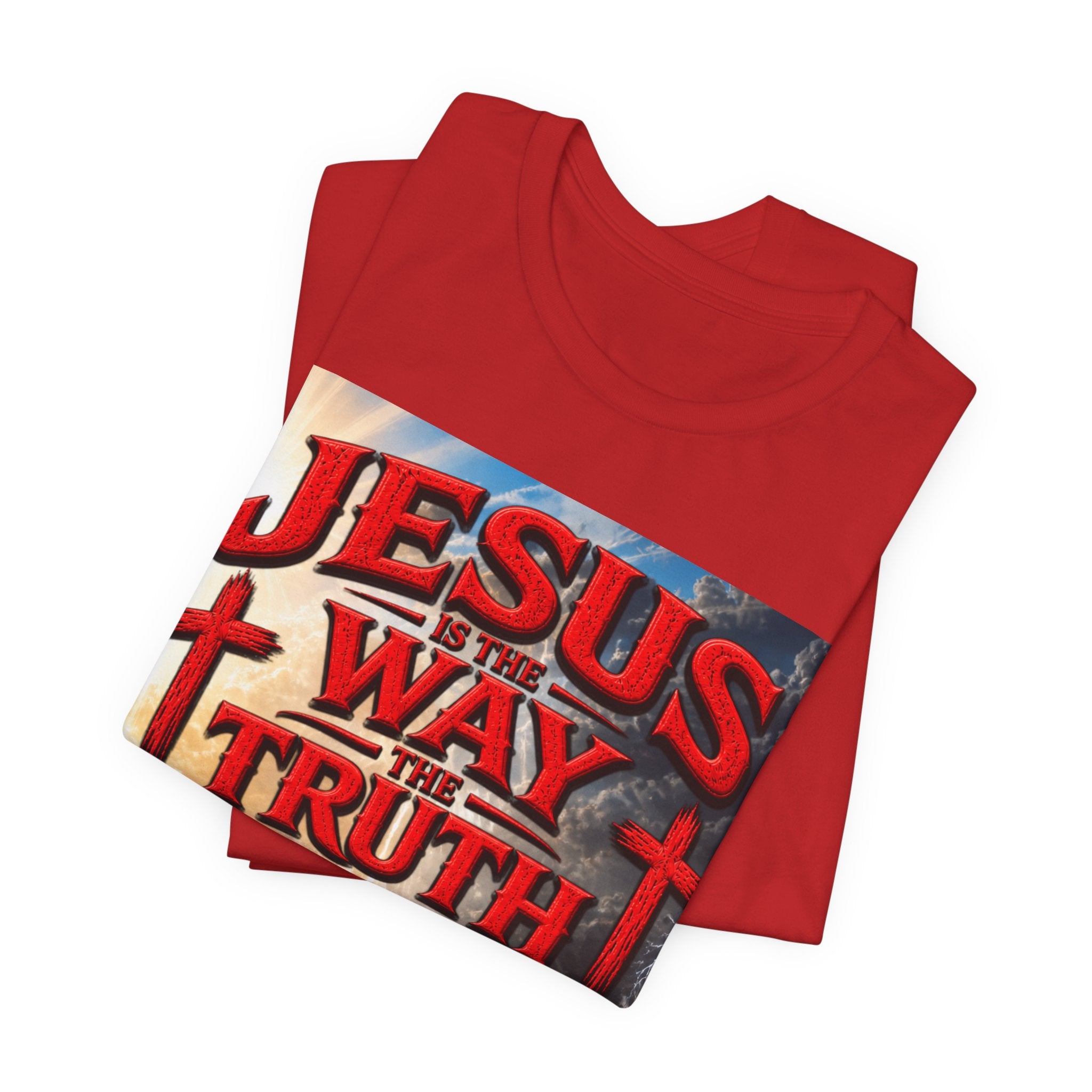Jesus Is The Way Faith T‑Shirt – 'Jesus Is The Way, The Truth and The Life' Christian Tee