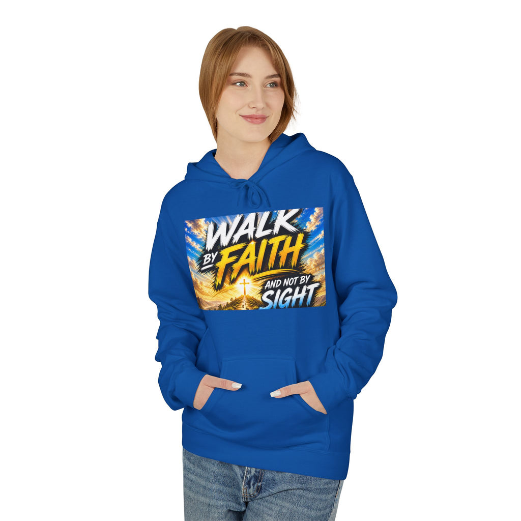 Walk By Faith Hoodie — Inspirational Christian Faith Pullover