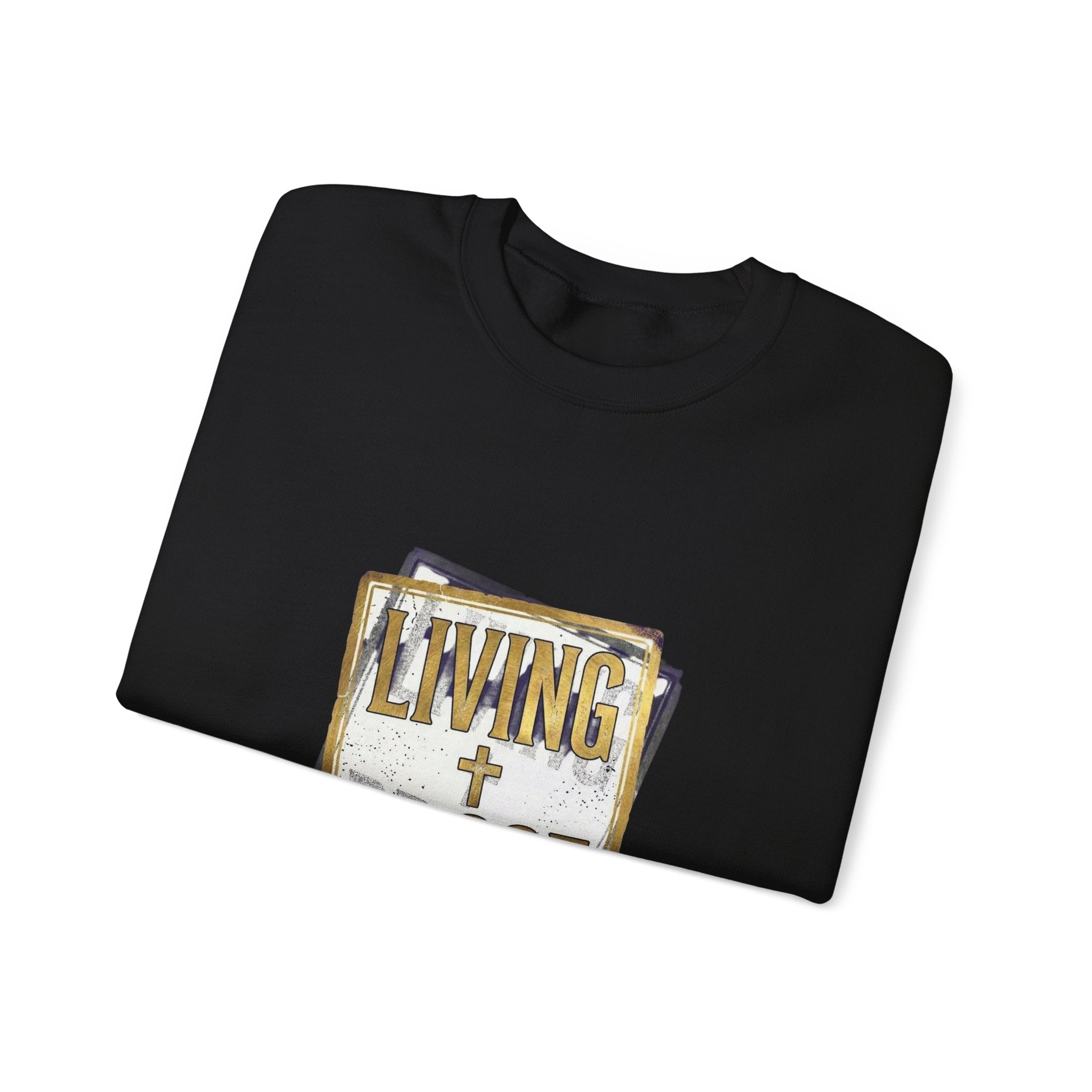 Living Proof Crest Sweatshirt | Christian Streetwear, Vintage Wash