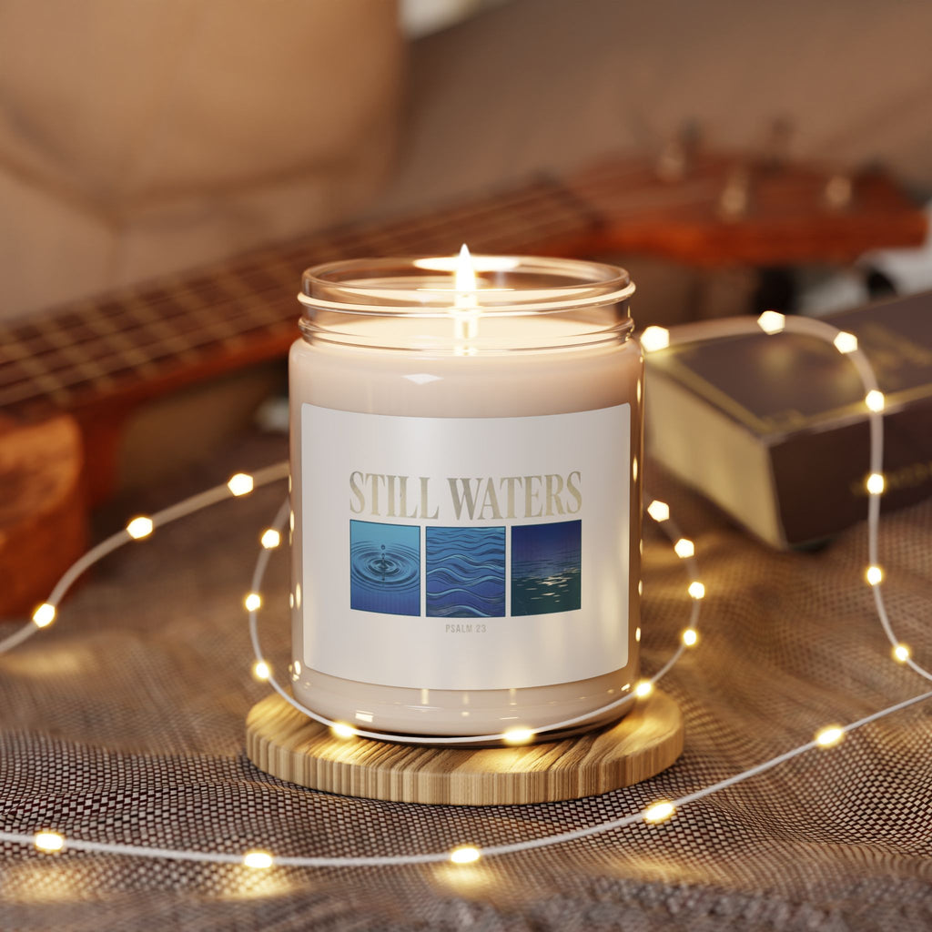 Still Waters Candle, Soy Jar Candle | Christian Streetwear Aesthetic