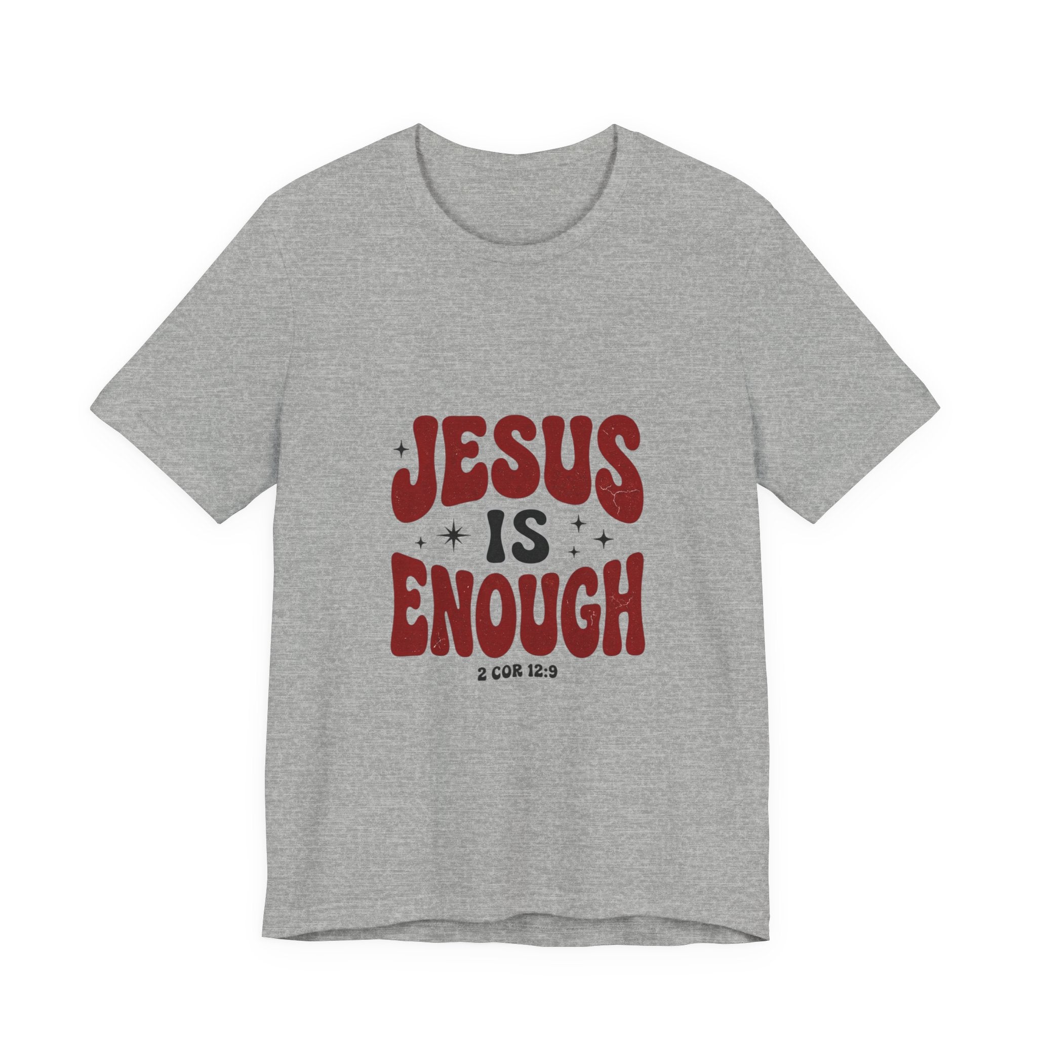 Jesus Is Enough Tee | Christian Streetwear, Groovy Typography