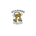 Keys to the Kingdom Sticker | Christian Streetwear, Vintage Groovy Typography