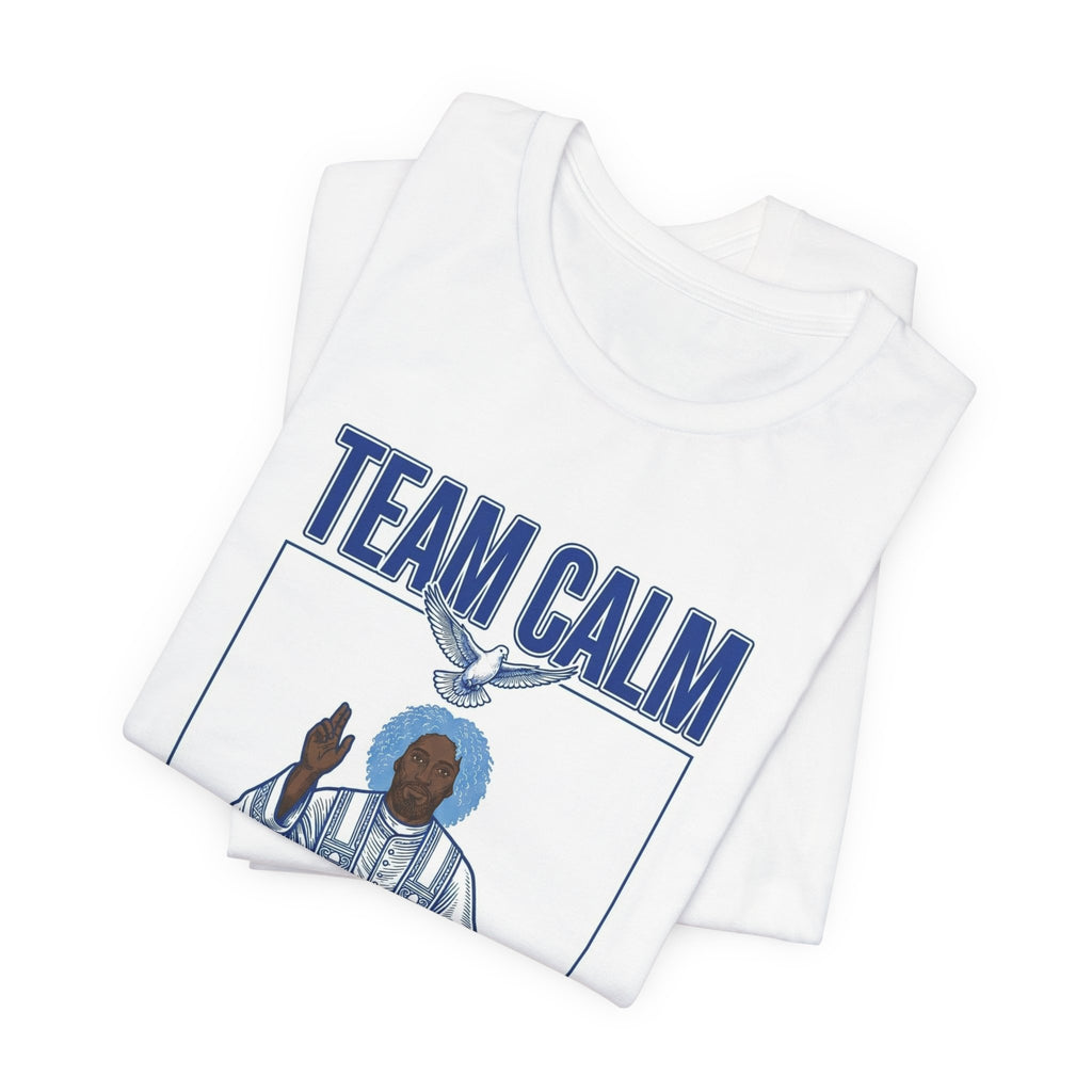 Team Calm Unbothered Tee | Pope‑coded Iconography, Quiet Power Graphic