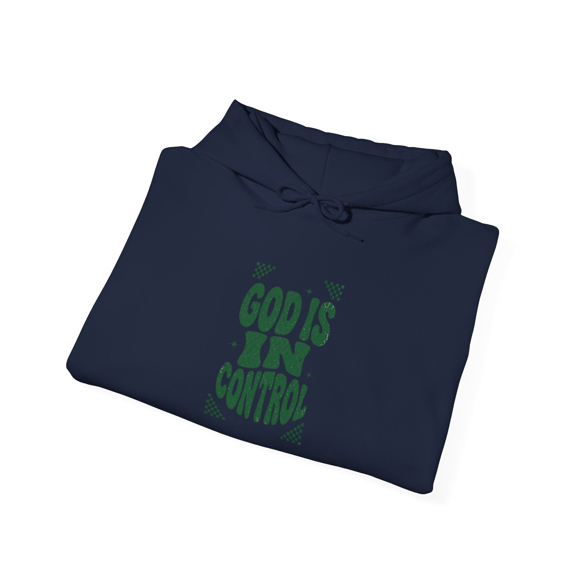 God Is In Control Hoodie | Christian Streetwear, Groovy Typography