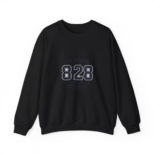 All Things 8:28 Crewneck Sweatshirt | Christian Streetwear, Athletic Arch Typography