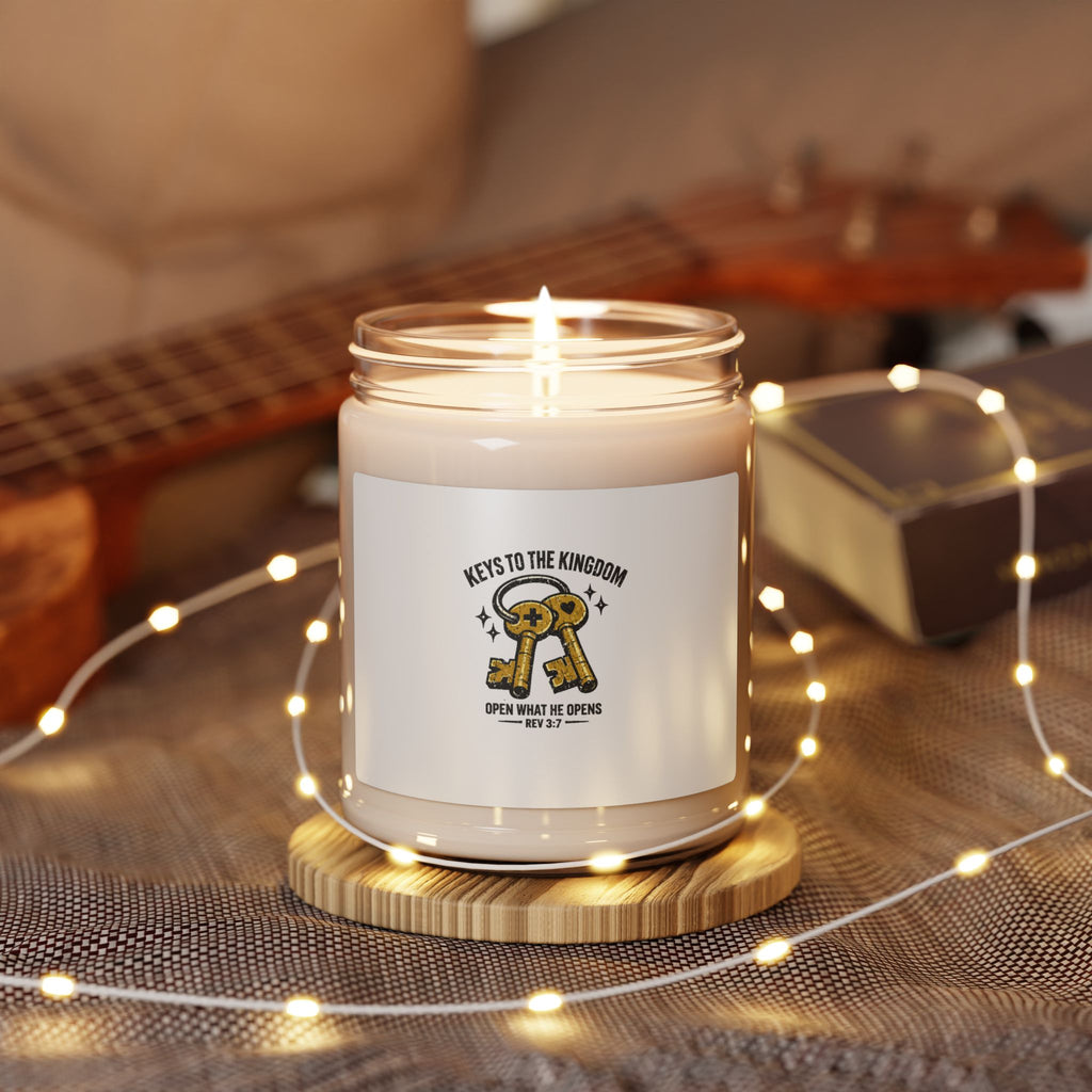 Keys to the Kingdom Candle | Soy Candle, Christian Streetwear Script