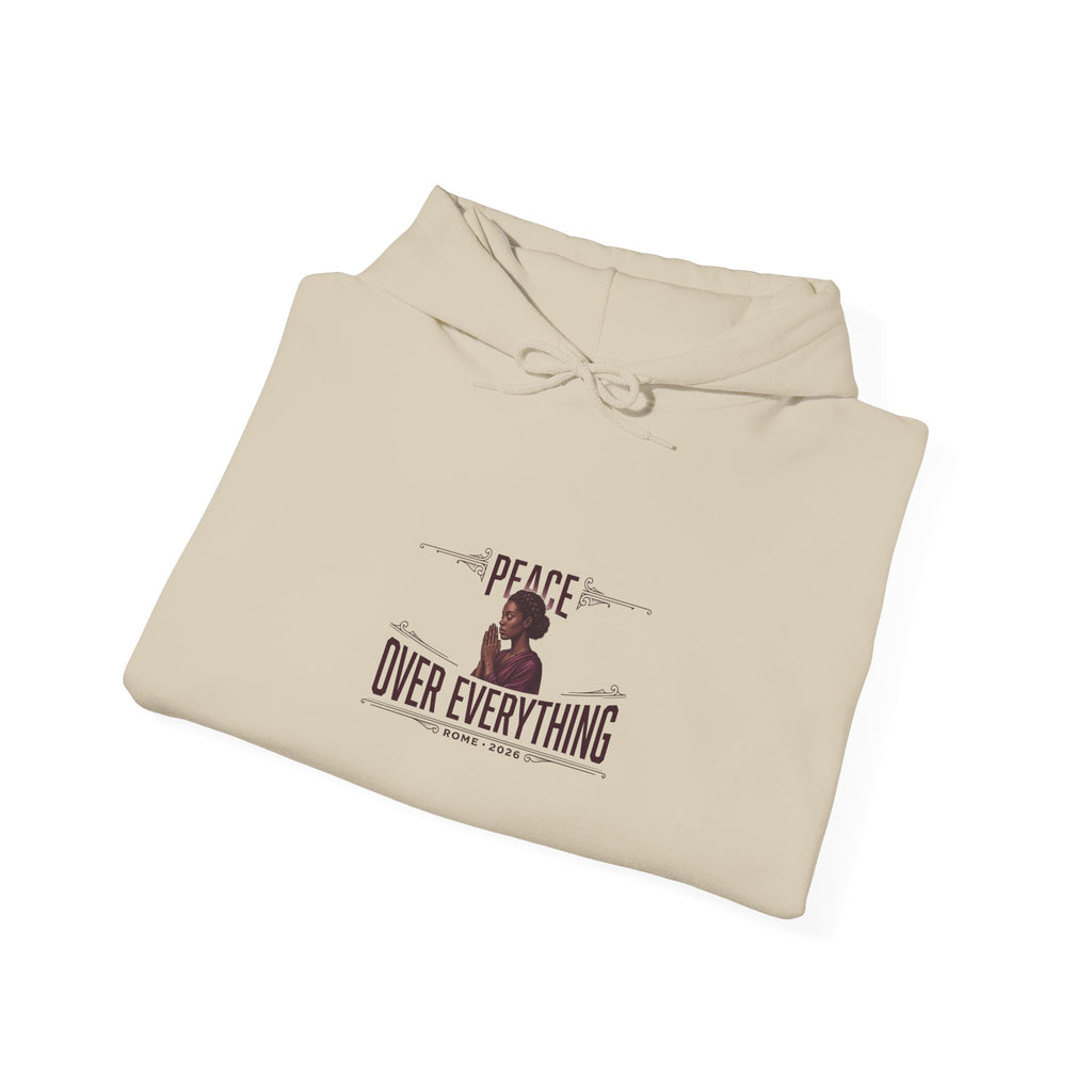 Peace Over Everything Hoodie | Team Leo, Pope-Style Symbolism