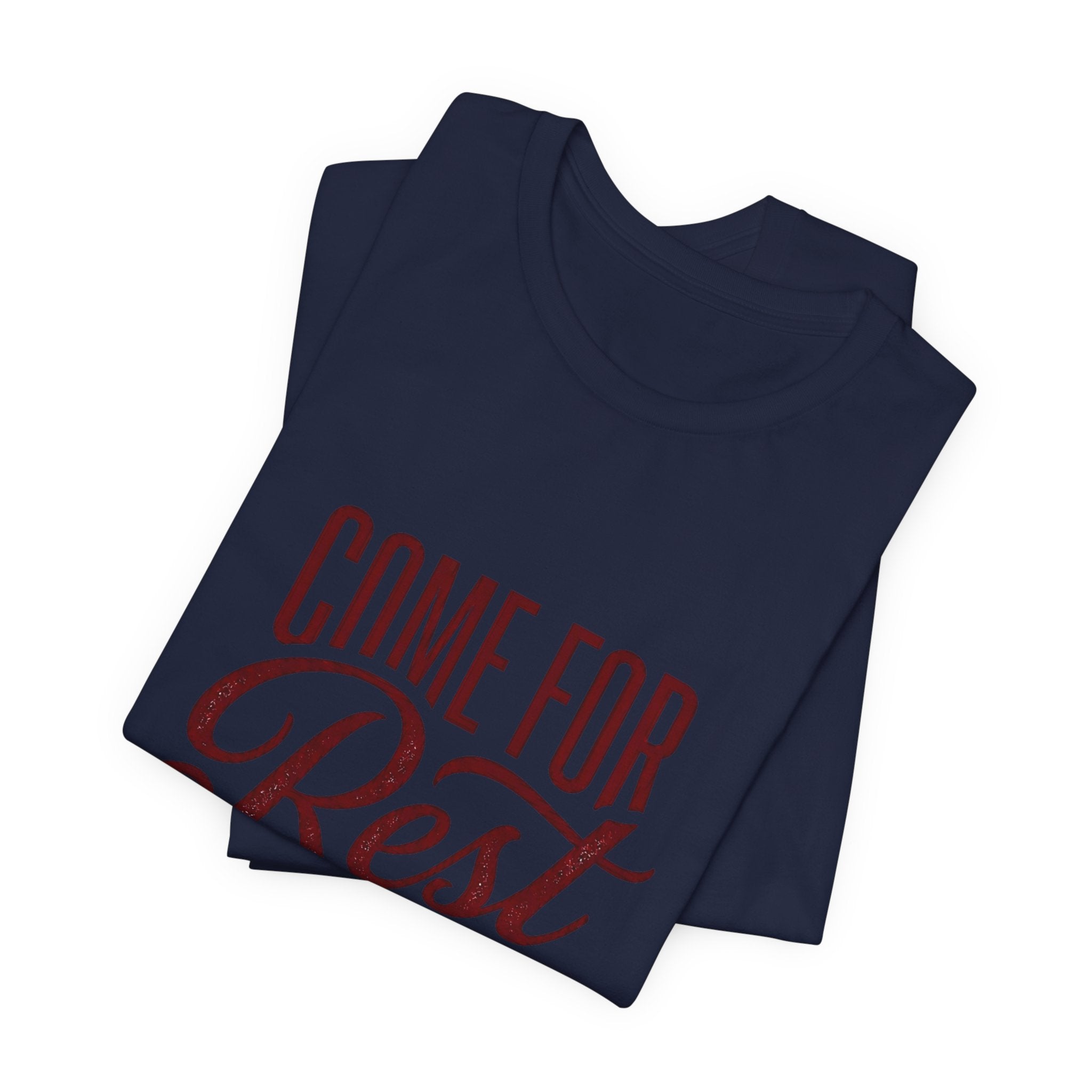 Calm Conviction 'Come For Rest Stay For Peace' Tee | Pope Statement Graphics
