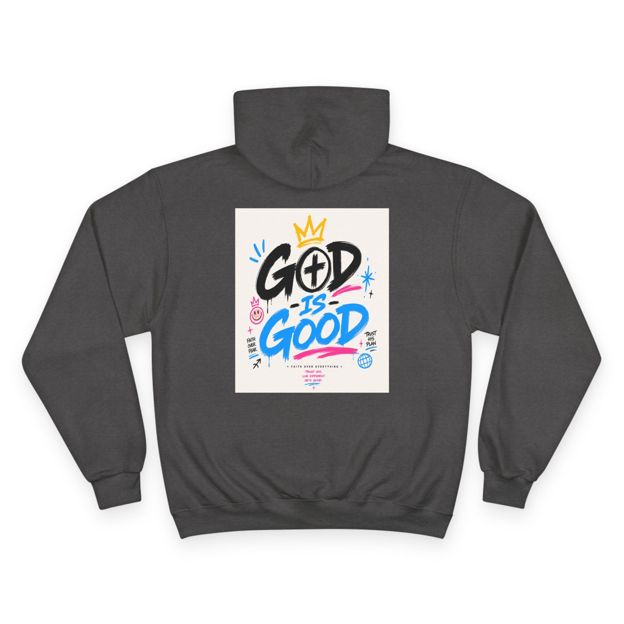 God Is Good Hoodie — Christian Graphic Pullover, Faith Streetwear