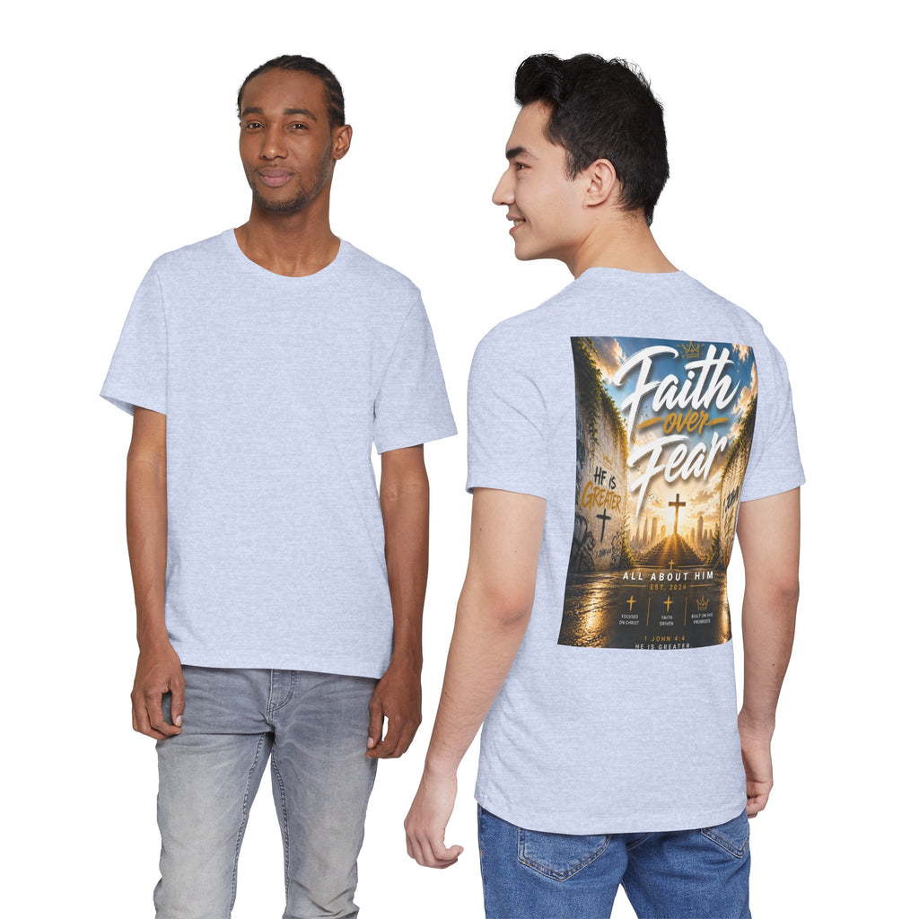 Faith Over Fear Tee – Christian Streetwear | All About Him