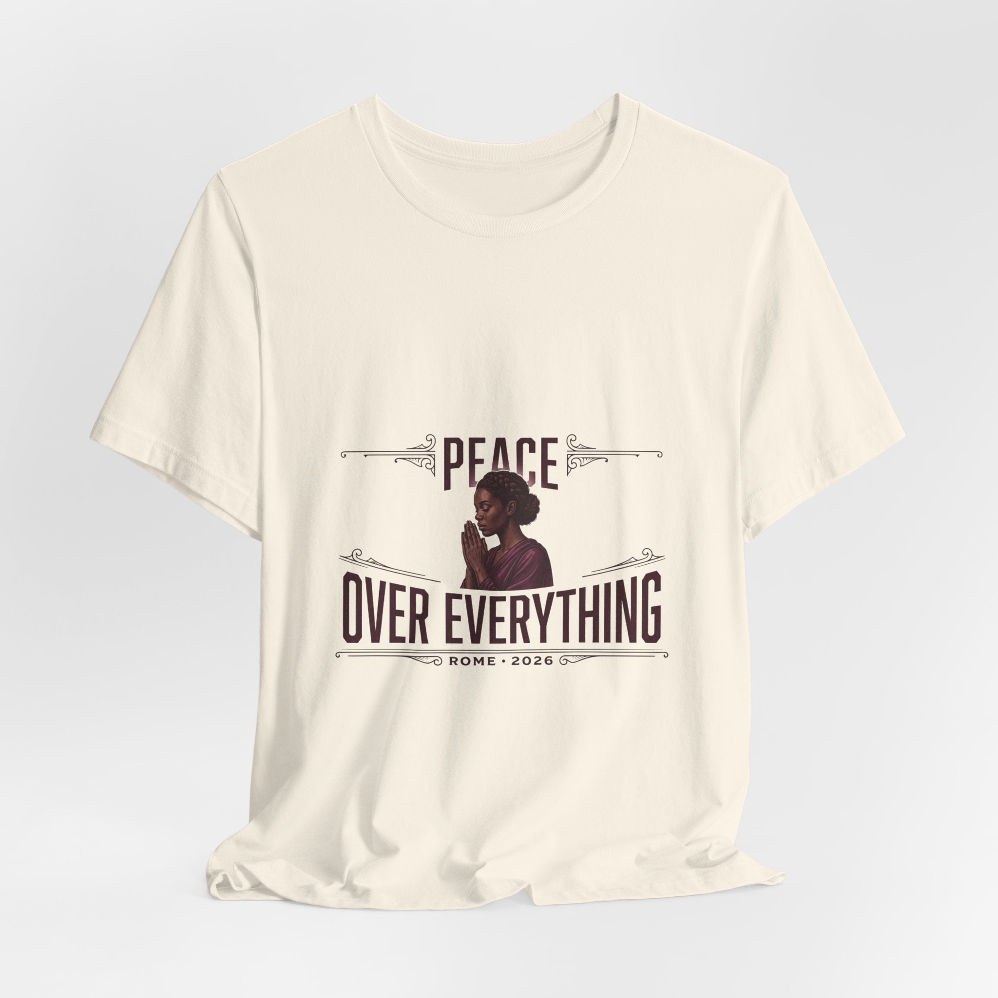 Peace Over Everything T-Shirt | Pope Statement Graphics, Team Leo Aesthetic