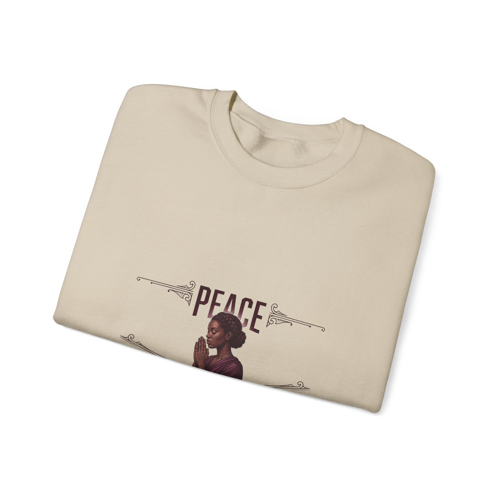Peace Over Everything Sweatshirt | Pope-Style Symbolism, Quiet Power