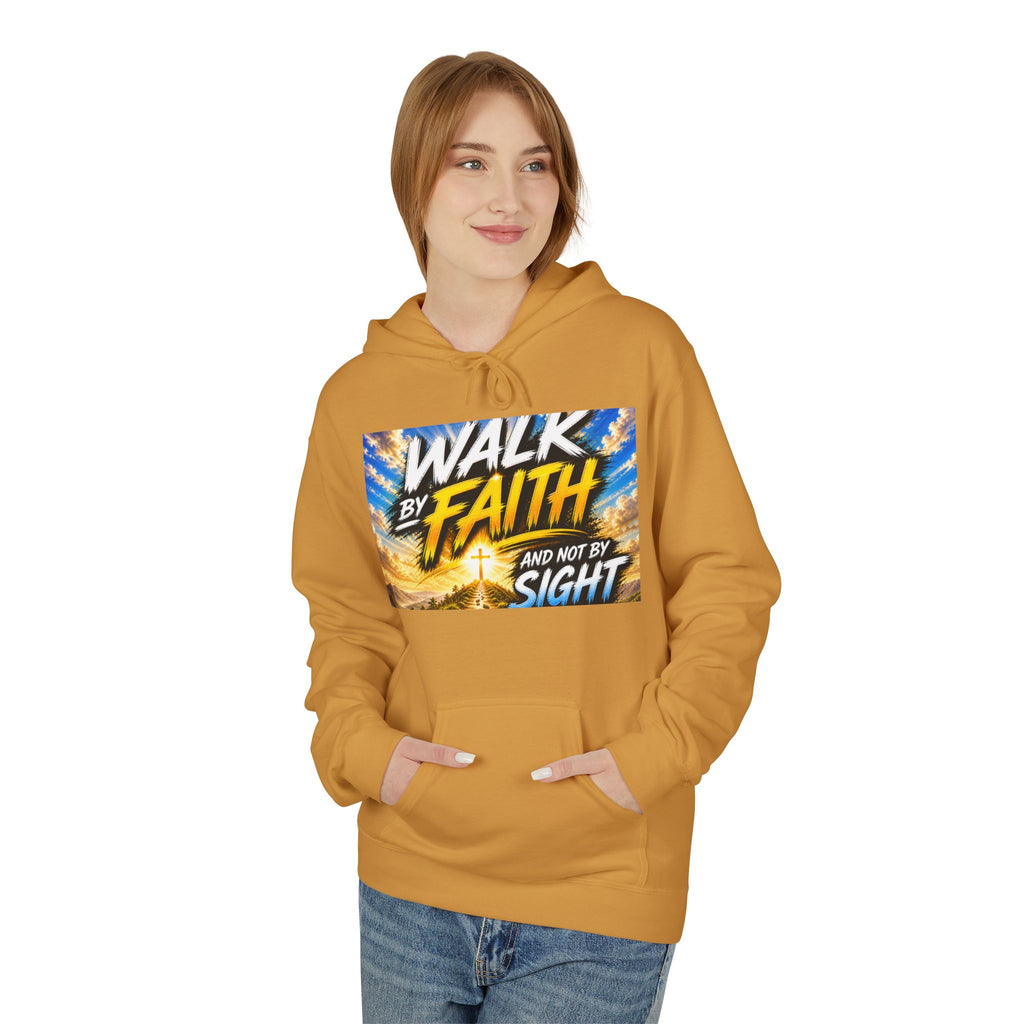 Walk By Faith Hoodie — Inspirational Christian Faith Pullover