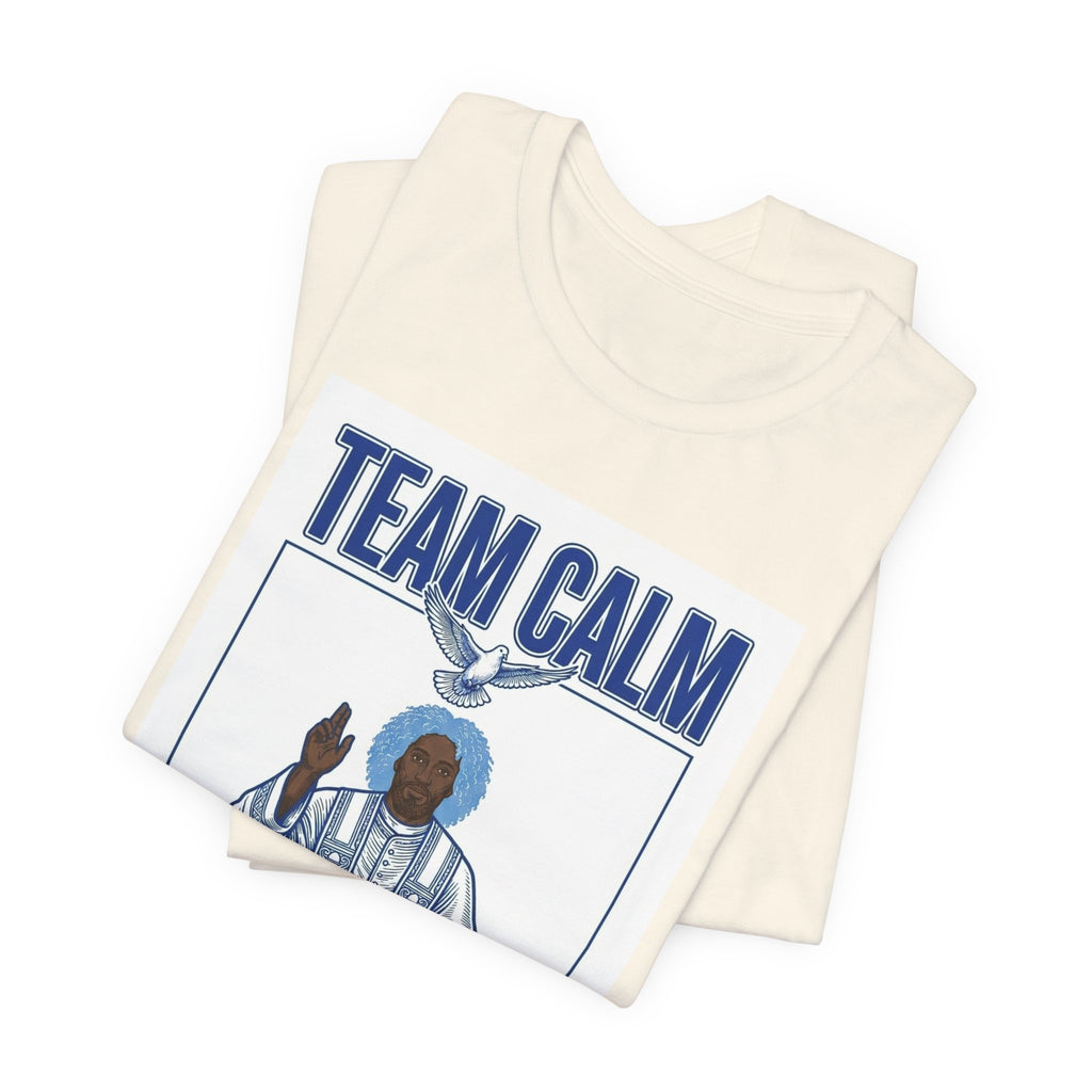 Team Calm Unbothered Tee | Pope‑coded Iconography, Quiet Power Graphic