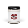 Jesus Is Enough Candle, Soy Jar Candle | Christian Streetwear Typography